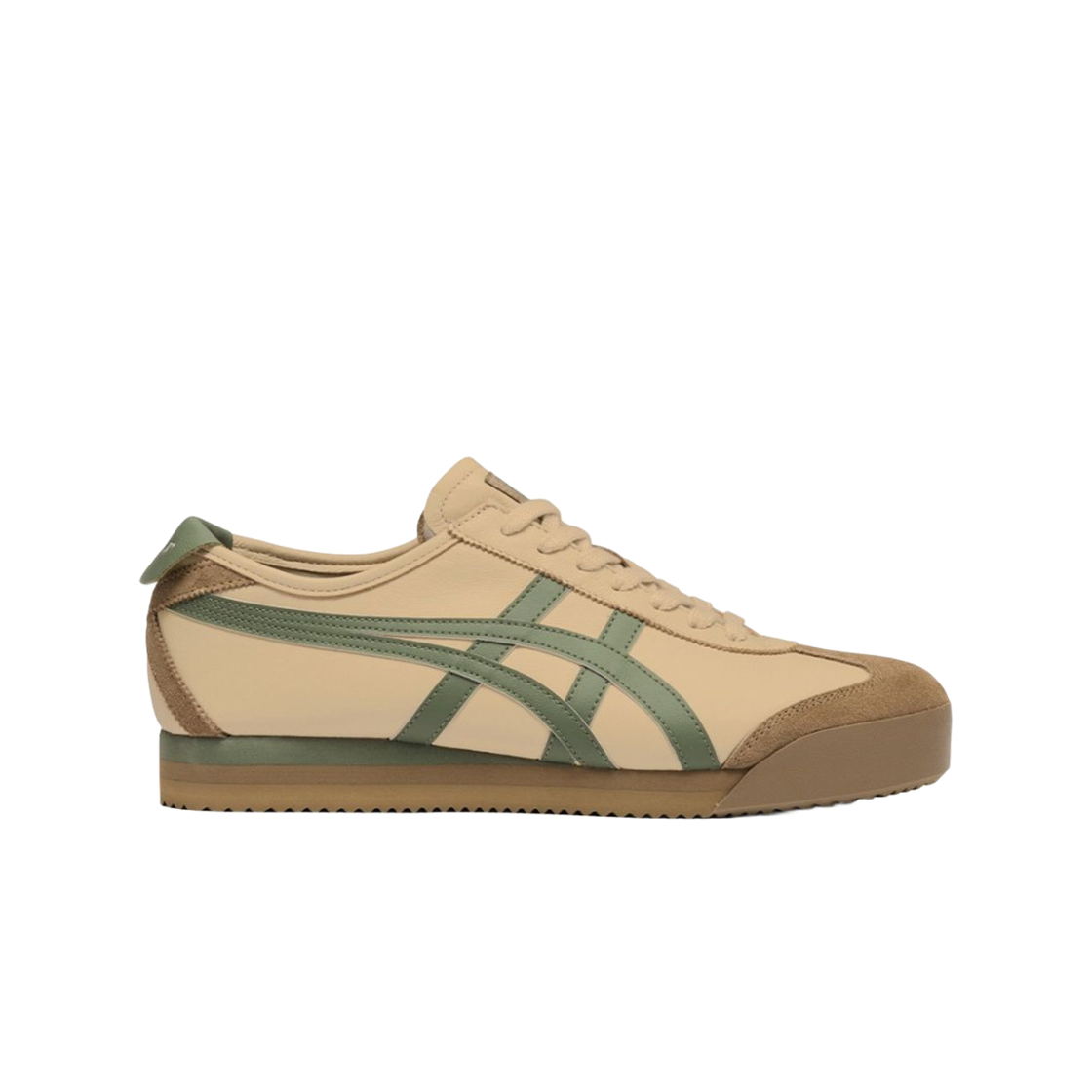 1183C621-201 Onitsuka Tiger Mexico 66 PF Beige Bronze Green