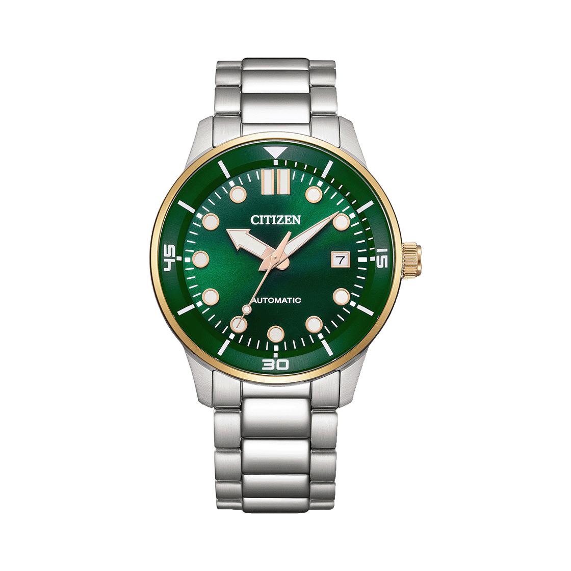 NJ0196-80X Citizen Mechanical Automatic 40mm Stainless Steel Silver Green