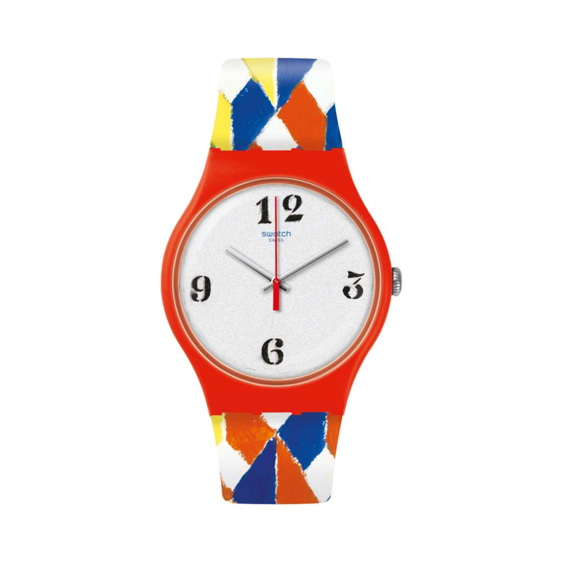 스와치 조 틸슨 베네치아 워치 41mm 쿼츠 오렌지(Swatch The Joe Tilson Venetian Watch 41mm Quartz Orange) - 1