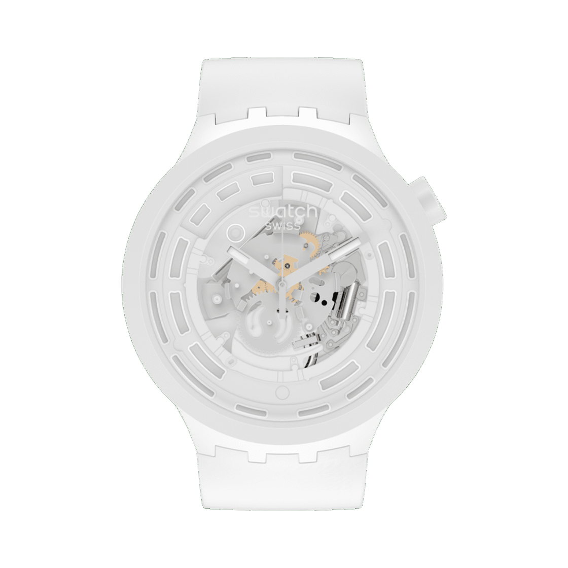스와치 C-화이트 47mm 쿼츠 클리어(Swatch C-White 47mm Quartz Clear) - 1
