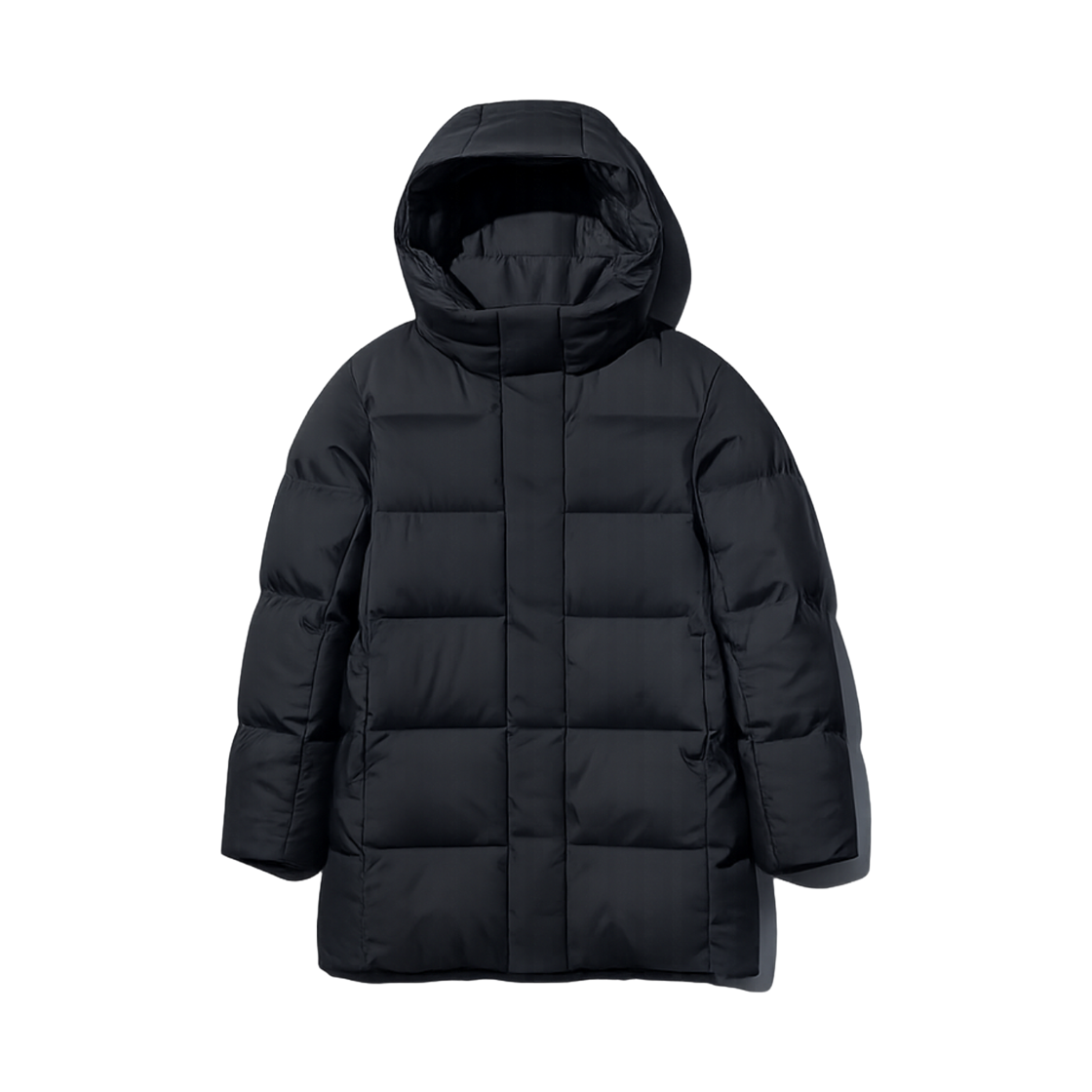 481137-09 Uniqlo Seamless Down Short Coat Black