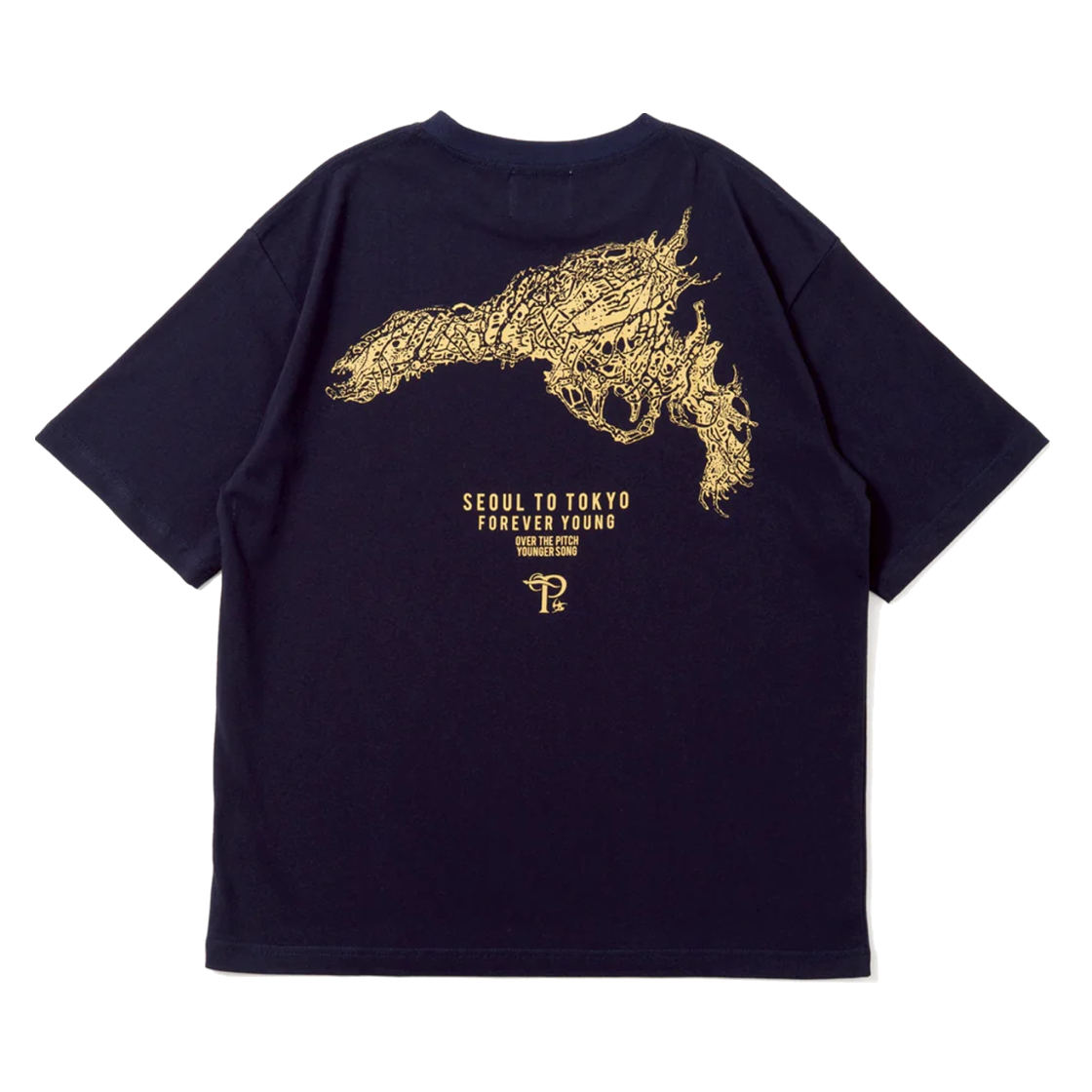 영거송 x 오버더피치 건 로고 티셔츠 네이비(Younger Song x Over The Pitch Gun Logo Tee Navy) - 2