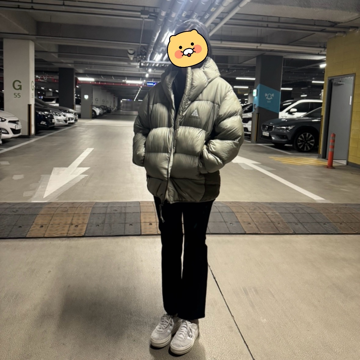 Nike ACG Therma-Fit ADV Lunar Lake Puffer Jacket Light Army - Asia 착용 스타일 - 1