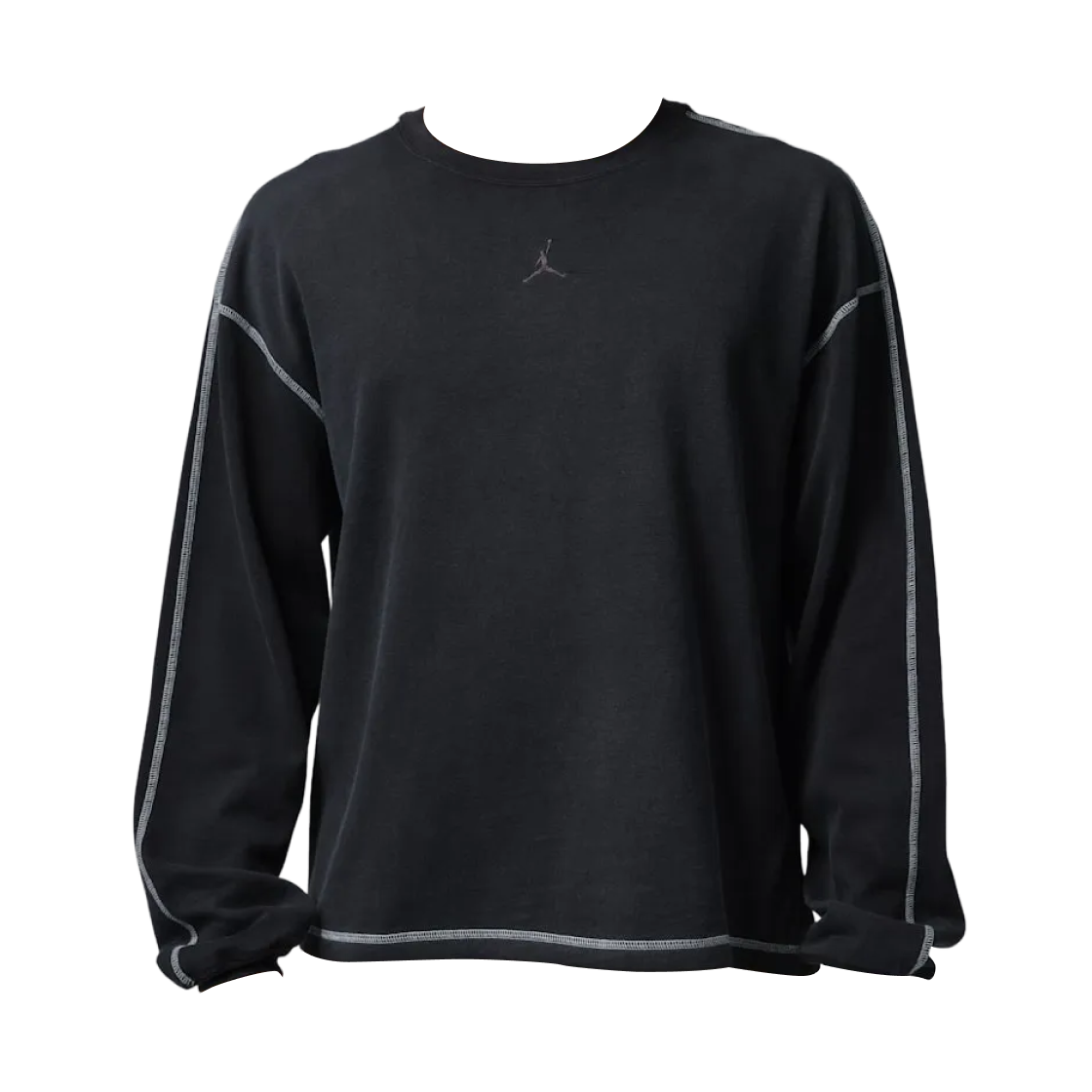 IF1829-010 Jordan Flight Heavyweight Long Sleeve Top Black Sail (IF1829-010)