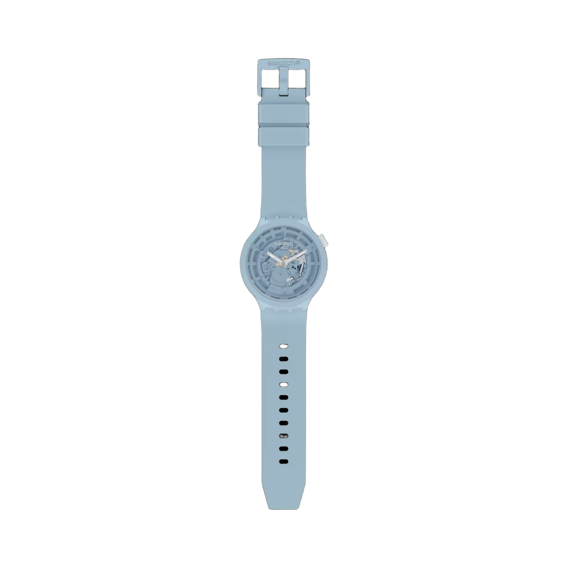 스와치 C-블루 47mm 쿼츠 클리어(Swatch C-Blue 47mm Quartz Clear)