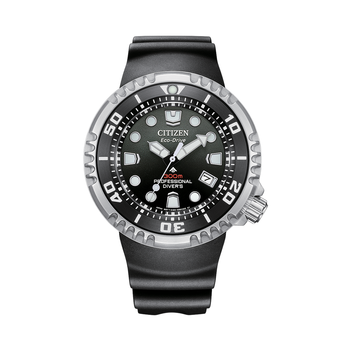 시티즌 프로마스터 프로페셔널 다이버 300 에코드라이브 46mm 신세틱 러버 블랙(Citizen Promaster Professional Diver 300 Eco-Drive 46mm Synthetic Rubber Black)