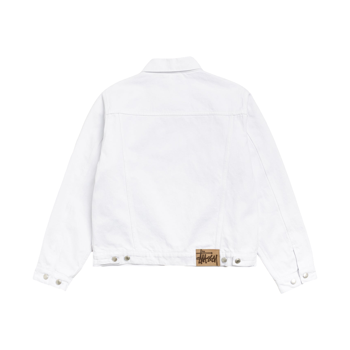 스투시 라인드 데님 트러커 자켓 화이트(Stussy Lined Denim Trucker Jacket White) - 2