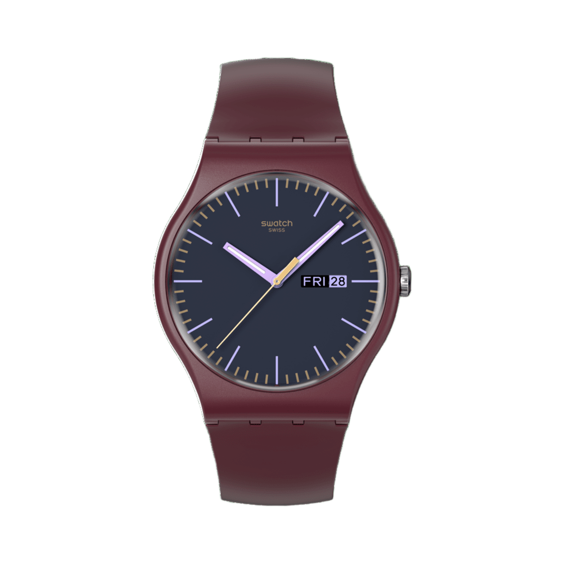 스와치 버건디 베리 41mm 쿼츠 퍼플(Swatch Burgundy Berry 41mm Quartz Purple) - 1