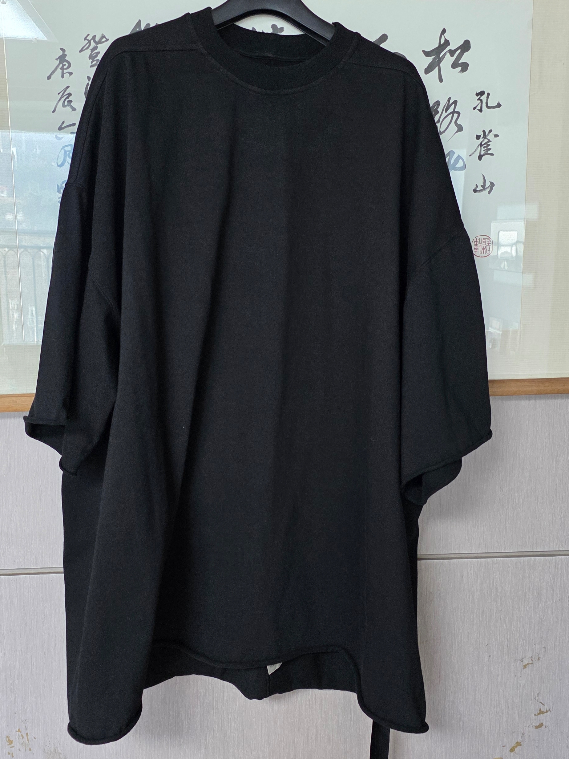 Rick Owens Drkshdw Lido Tommy T-Shirt Black 착용 스타일 - 5