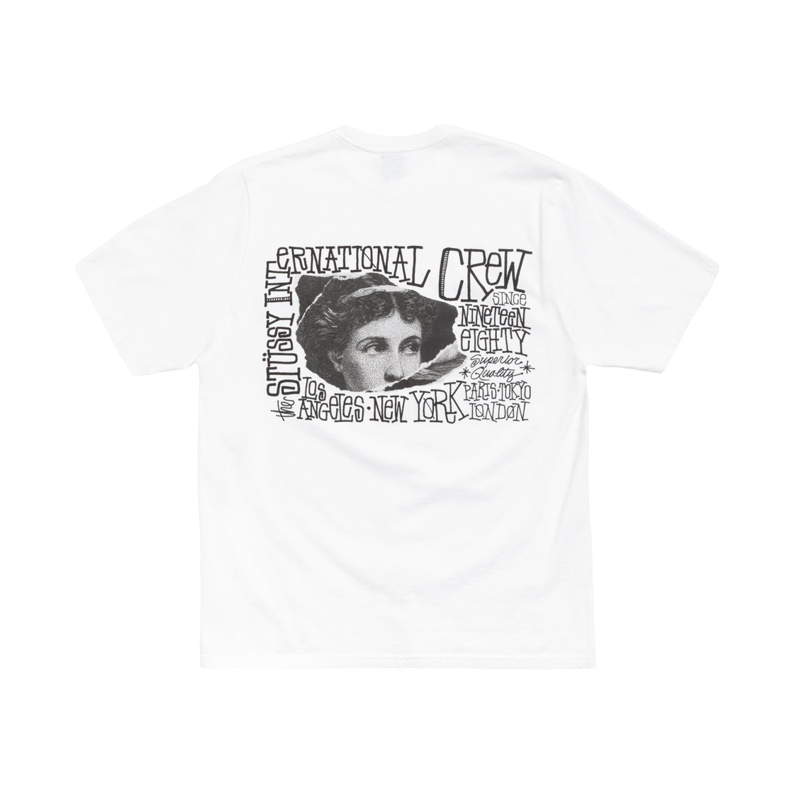 1905175 Stussy Victoria T-Shirts White