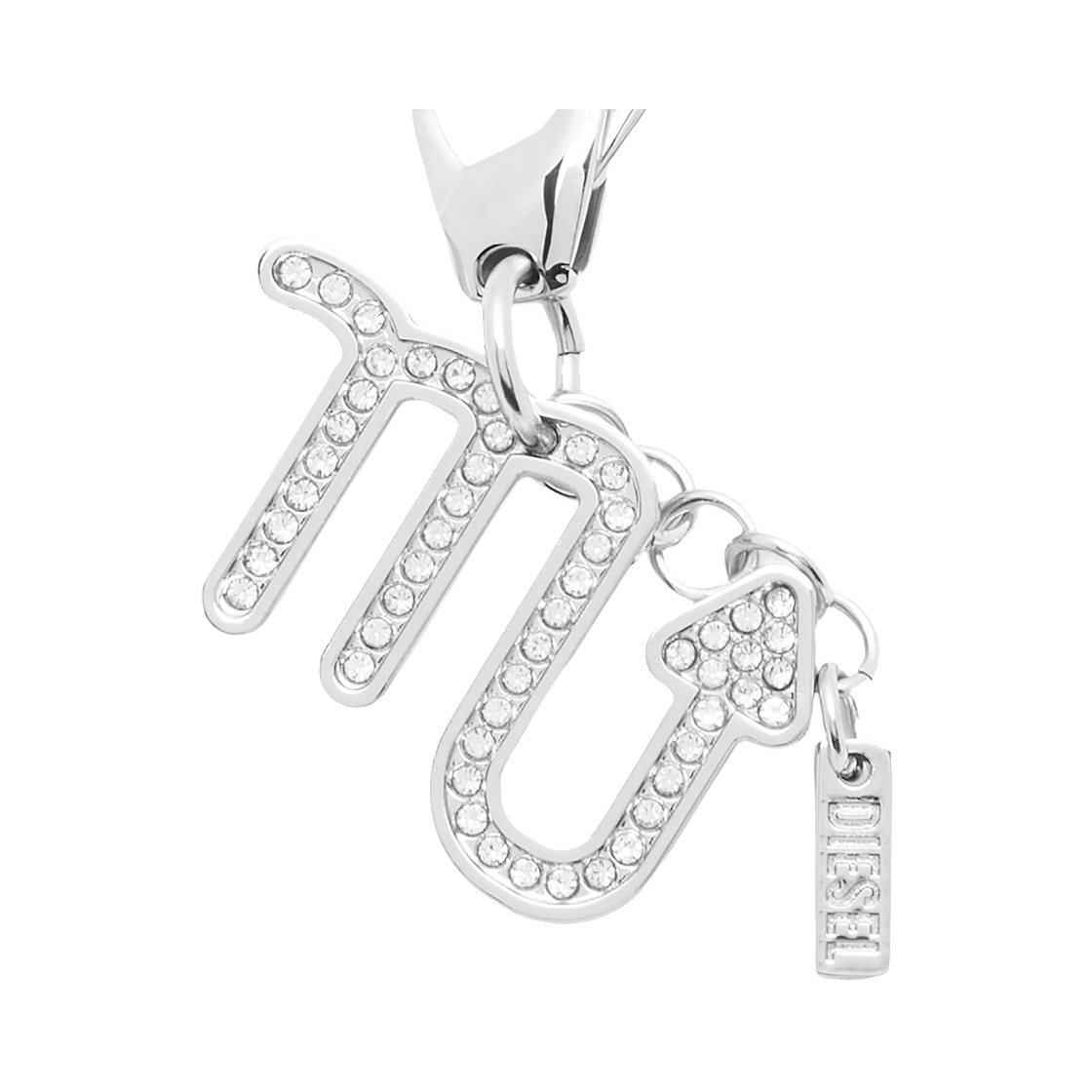 디젤 참 스콜피오 메탈 스콜피오 참 라인스톤 실버(Diesel Charm Scorpio Metal Scorpio Charm with Rhinestones Silver) - 1