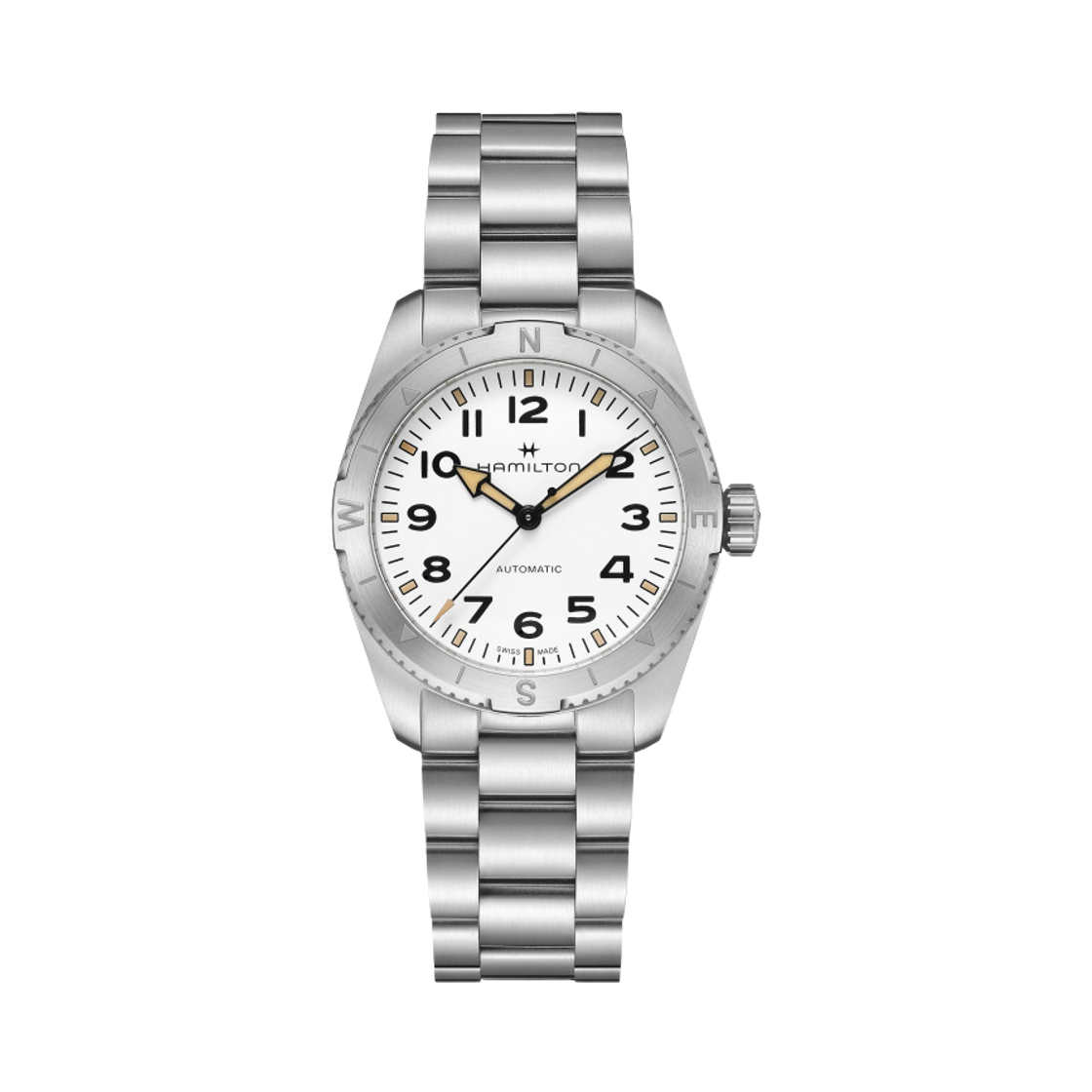 해밀턴 카키 필드 익스페디션 오토 37mm 스테인리스 스틸 화이트(Hamilton Khaki Field Expedition Auto 37mm Stainless Steel White) - 1