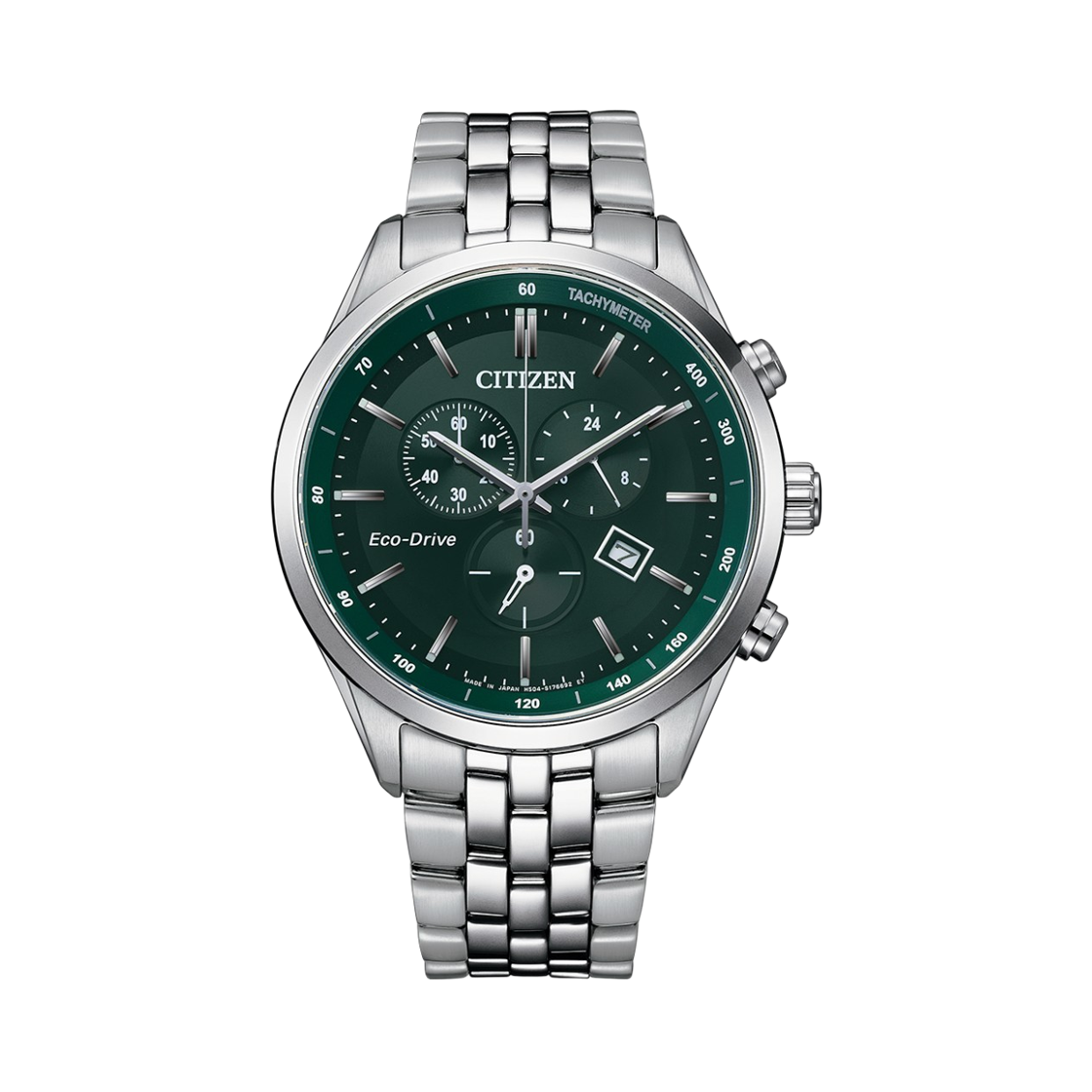 시티즌 에코드라이브 42mm 스테인리스 스틸 그린 실버(Citizen Eco-Drive 42mm Stainless Steel Green Silver) - 1