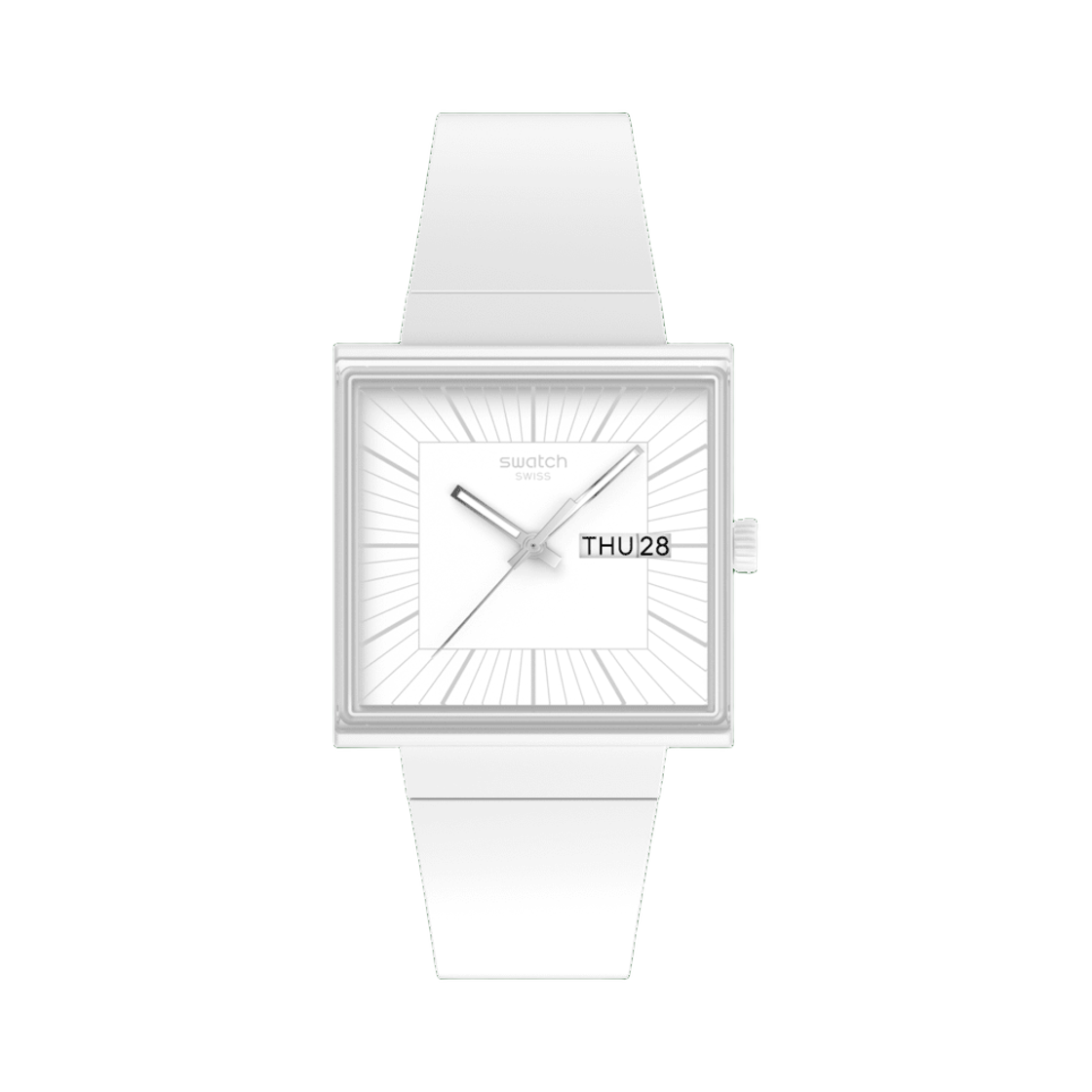 스와치 왓 이프 41.8mm 쿼츠 화이트(Swatch What if 41.8mm Quartz White) - 1
