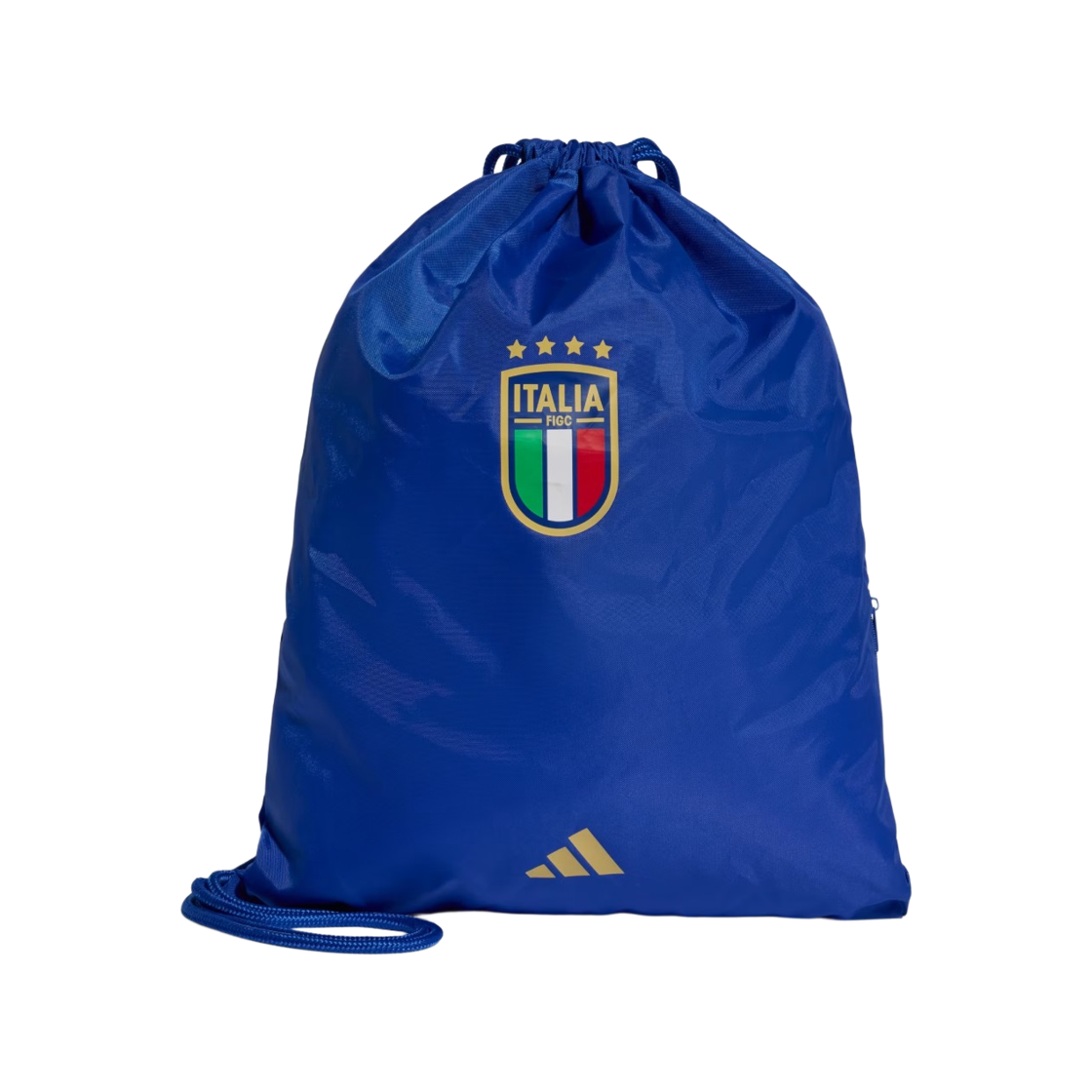 KD7694 Adidas Italy Football Gym Sack Bold Blue Light Football Gold