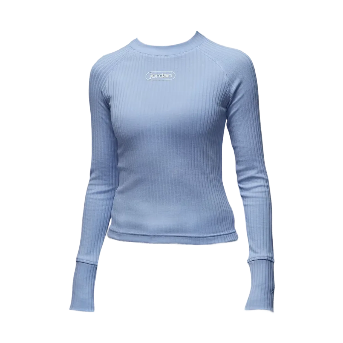 IO9717-422 (W) Jordan Flight Long Sleeve Top Psychic Blue Sail - Asia