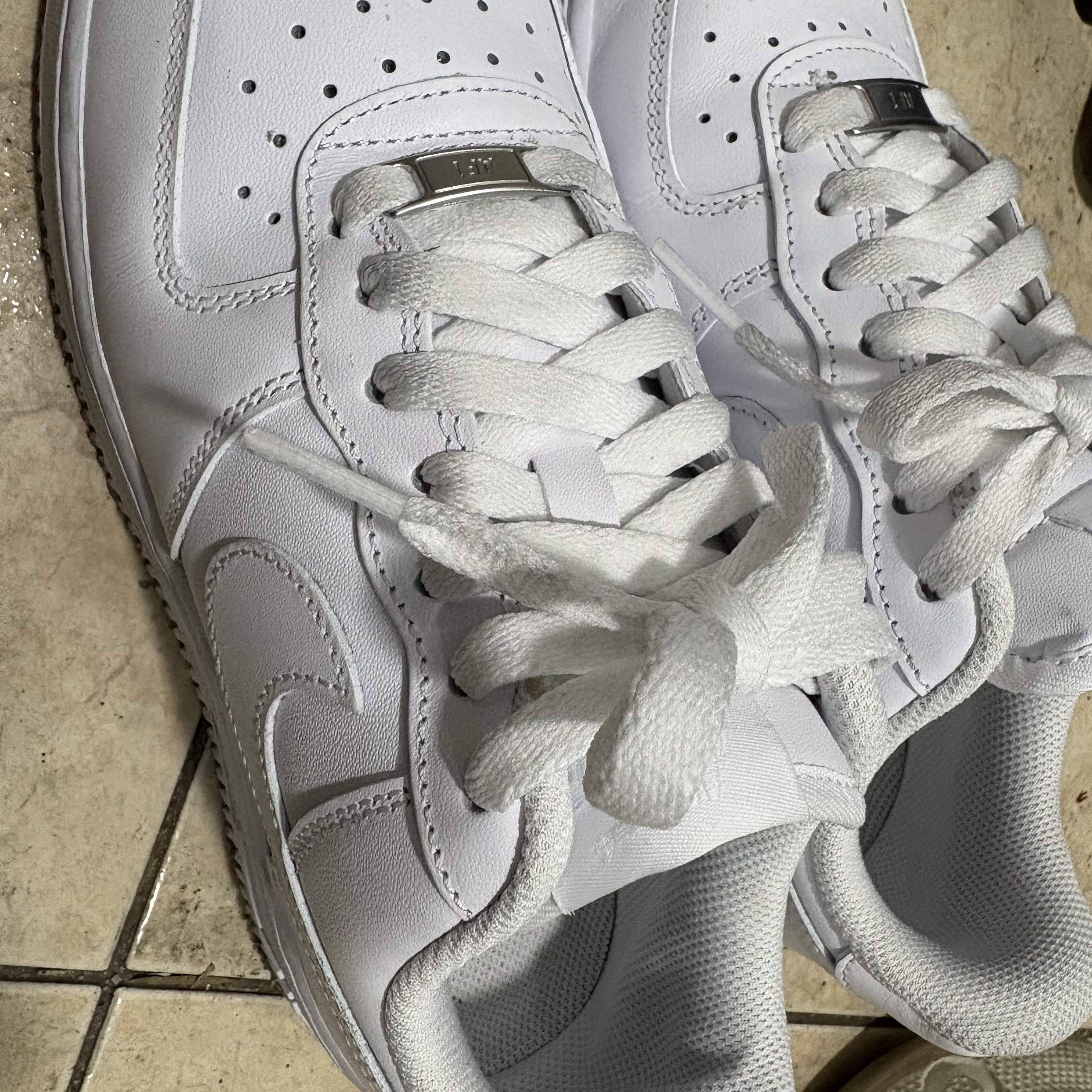 (W) Nike Air Force 1 '07 Low White 착용 스타일