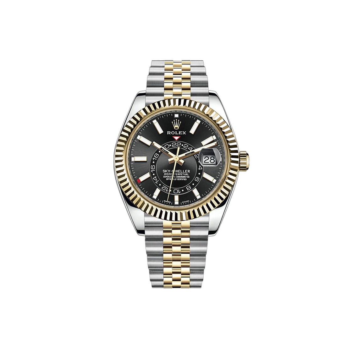 IT8QBPFGA73E Rolex Sky-Dweller 42mm Black Bar Jubilee No. 7148