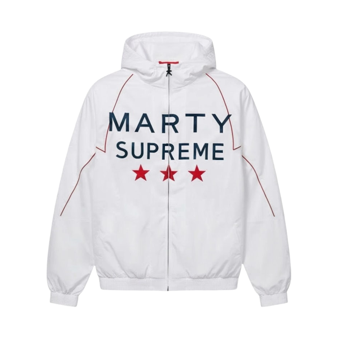 나미아스 x 마티 슈프림 A24 클래식 웜업 잉글랜드 자켓 화이트(Nahmias x Marty Supreme A24 Classic Warm Up England Jacket White)