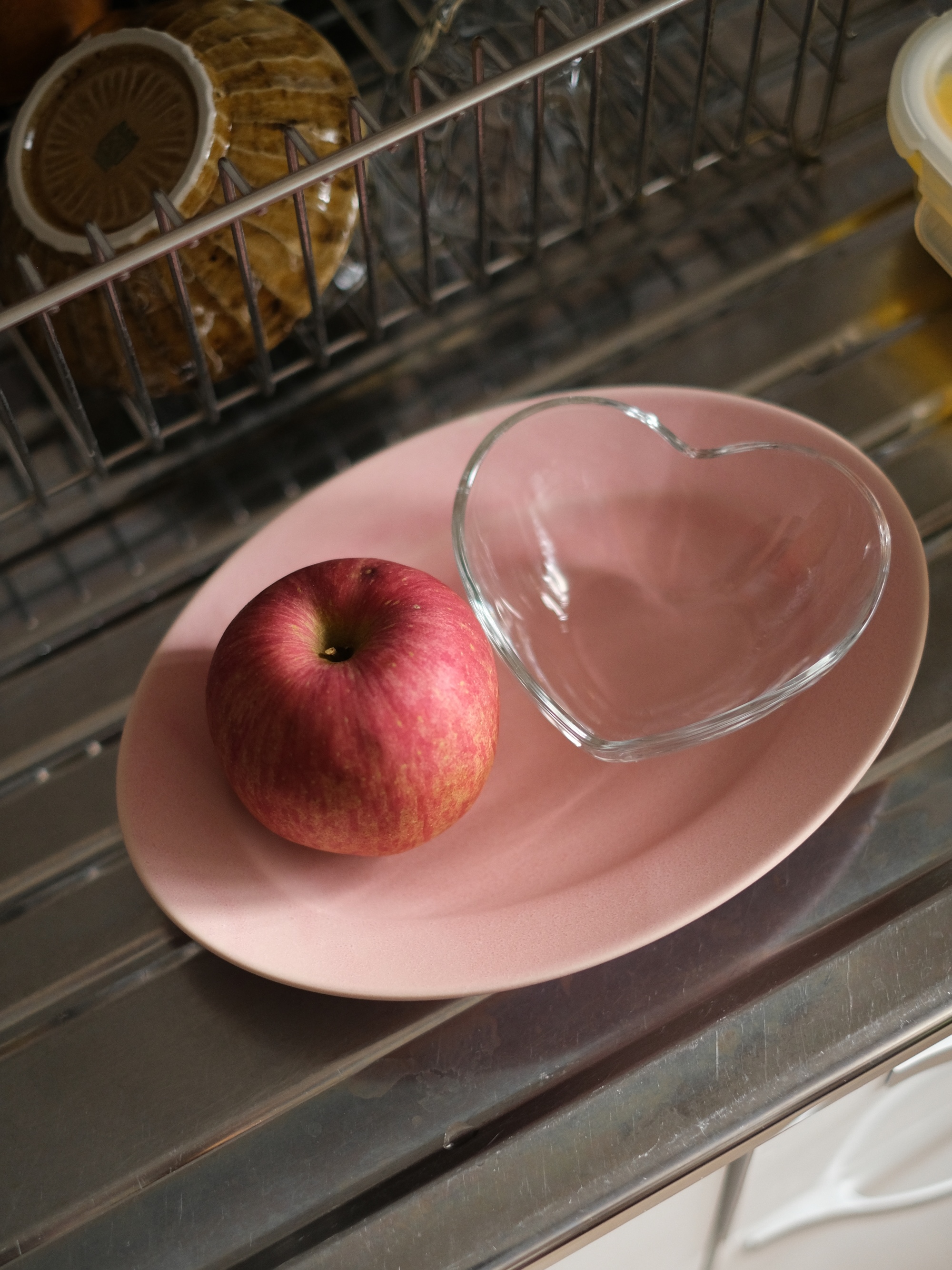 [3% 적립] MINOHAN KOREA POEM OVAL PLATE FLAT PEACH 24cm 착용 스타일