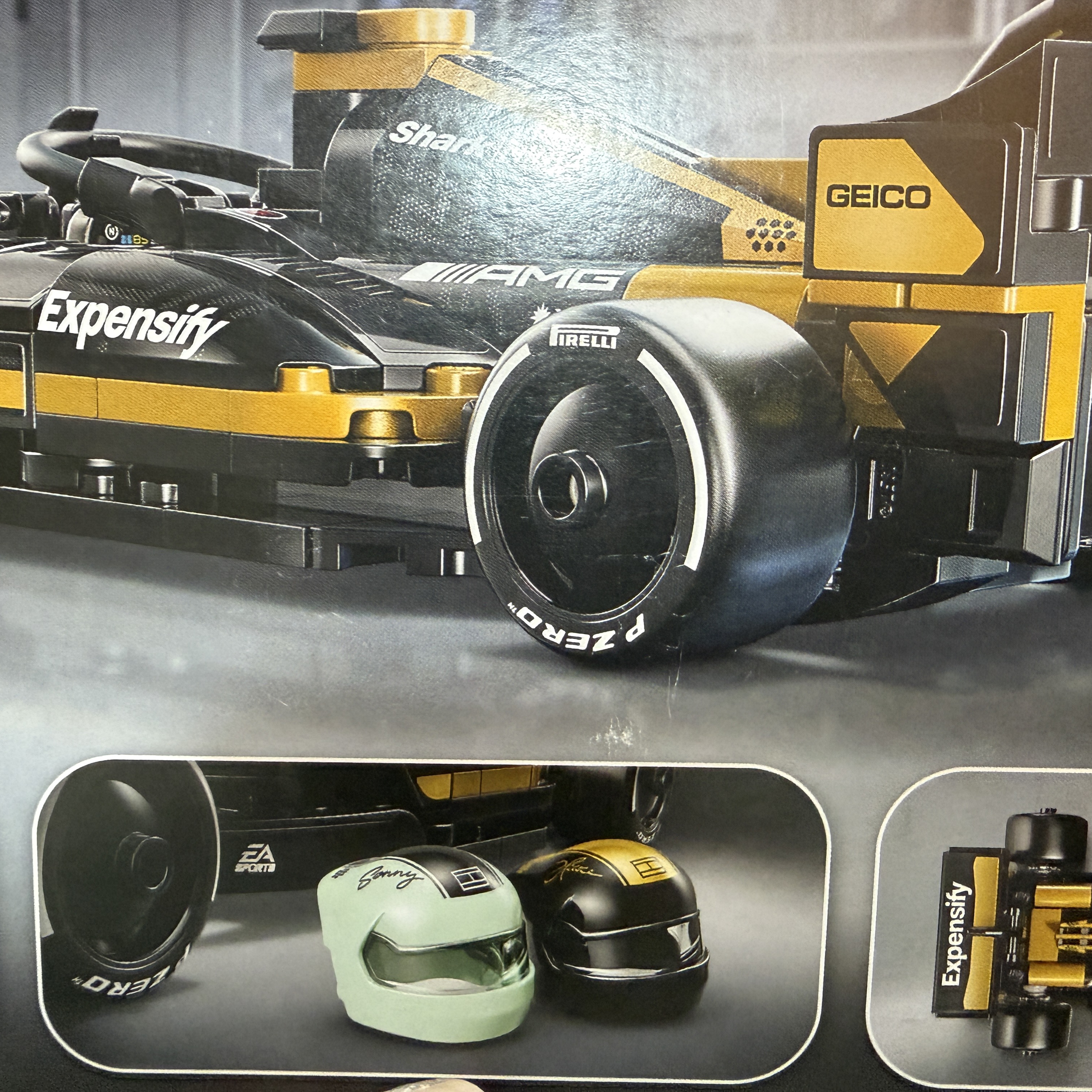 Lego Speed Champions APXGP Team Race Car from F1 The Movie 착용 스타일 - 3