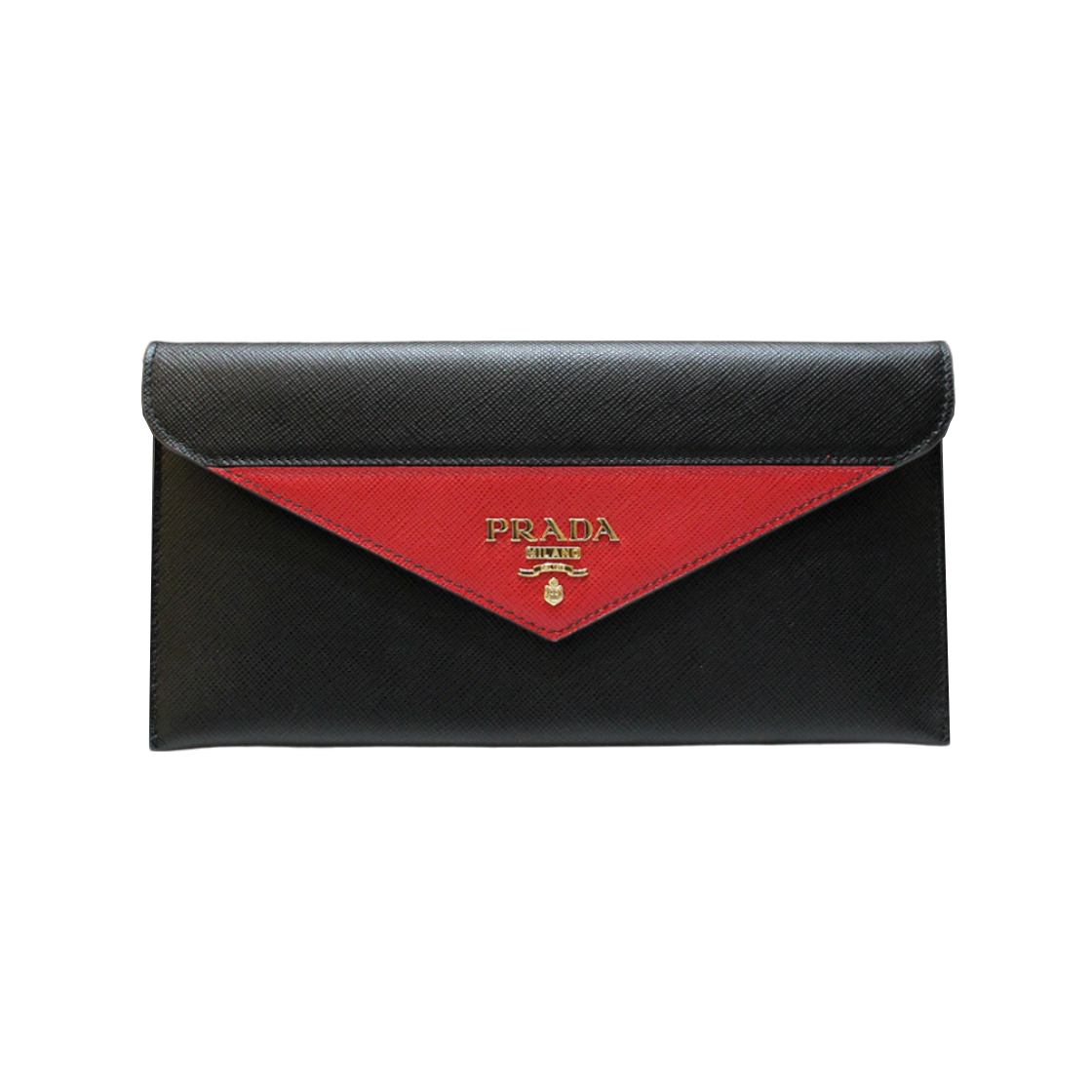 ITO7TH6IL766 Prada Saffiano Envelope Long Wallet 1MF006