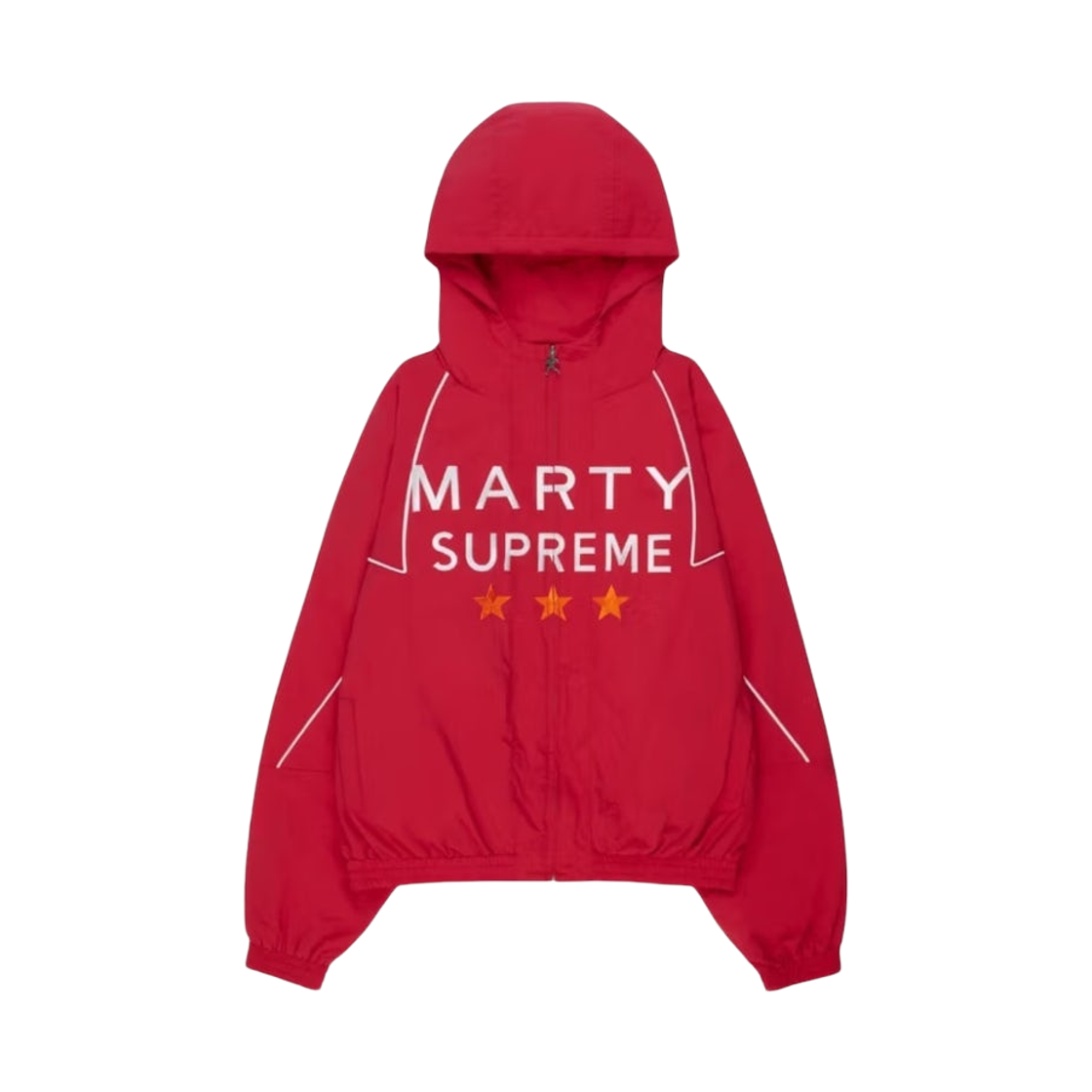 나미아스 x 마티 슈프림 A24 클래식 웜업 자켓 다크 레드(Nahmias x Marty Supreme A24 Classic Warm Up Jacket Dark Red)