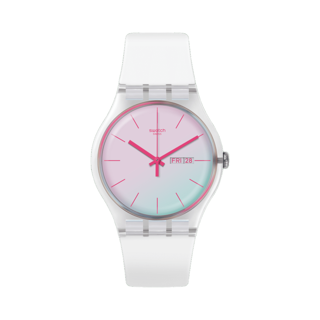 SO29K704-S14 Swatch Polawhite 41mm Quartz White