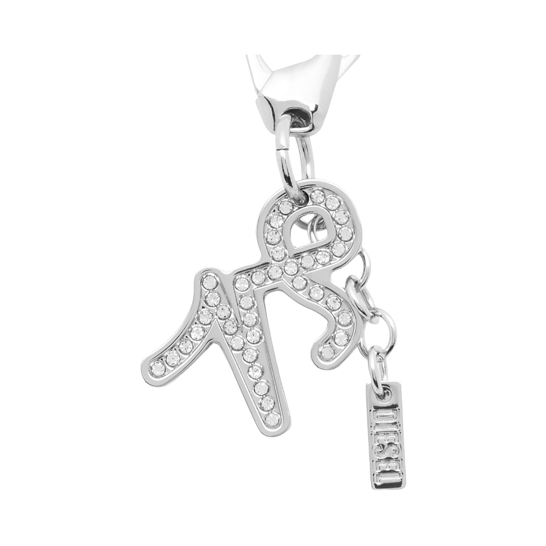 디젤 메탈 카프리콘 참 라인스톤 실버(Diesel Metal Capricorn Charm with Rhinestones Silver) - 1