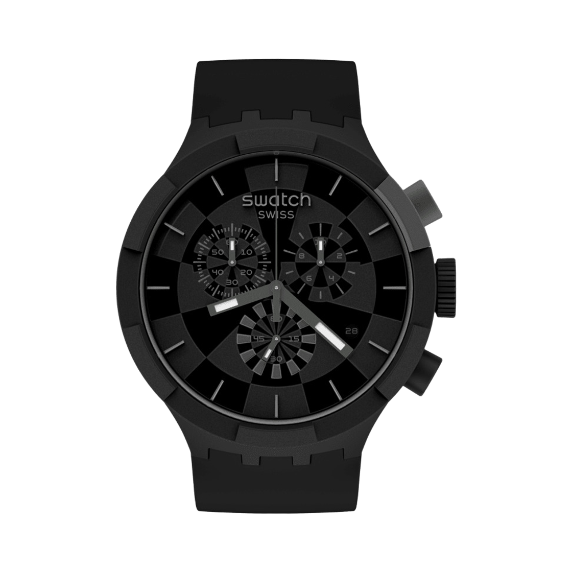 스와치 체크포인트 47mm 쿼츠 블랙(Swatch Checkpoint 47mm Quartz Black)
