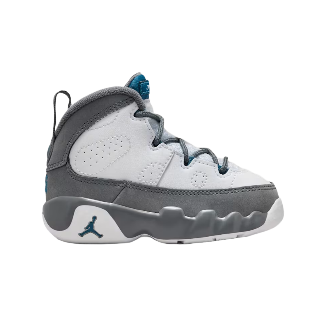 401812-100 (TD) Jordan 9 Retro Flint Grey and French Blue