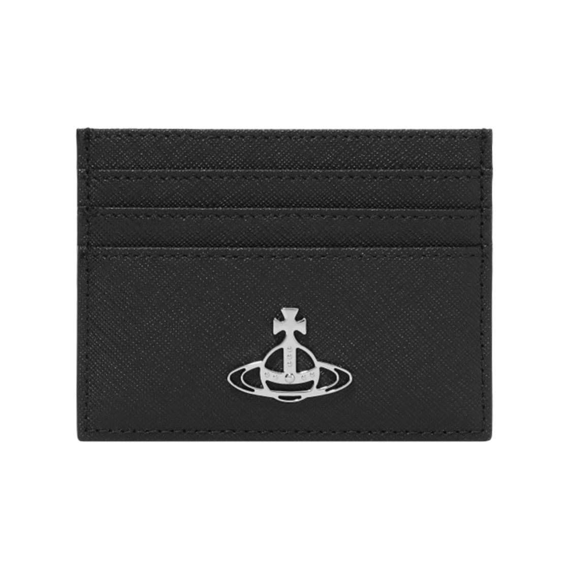 비비안 웨스트우드 플랫 카드 홀더 블랙