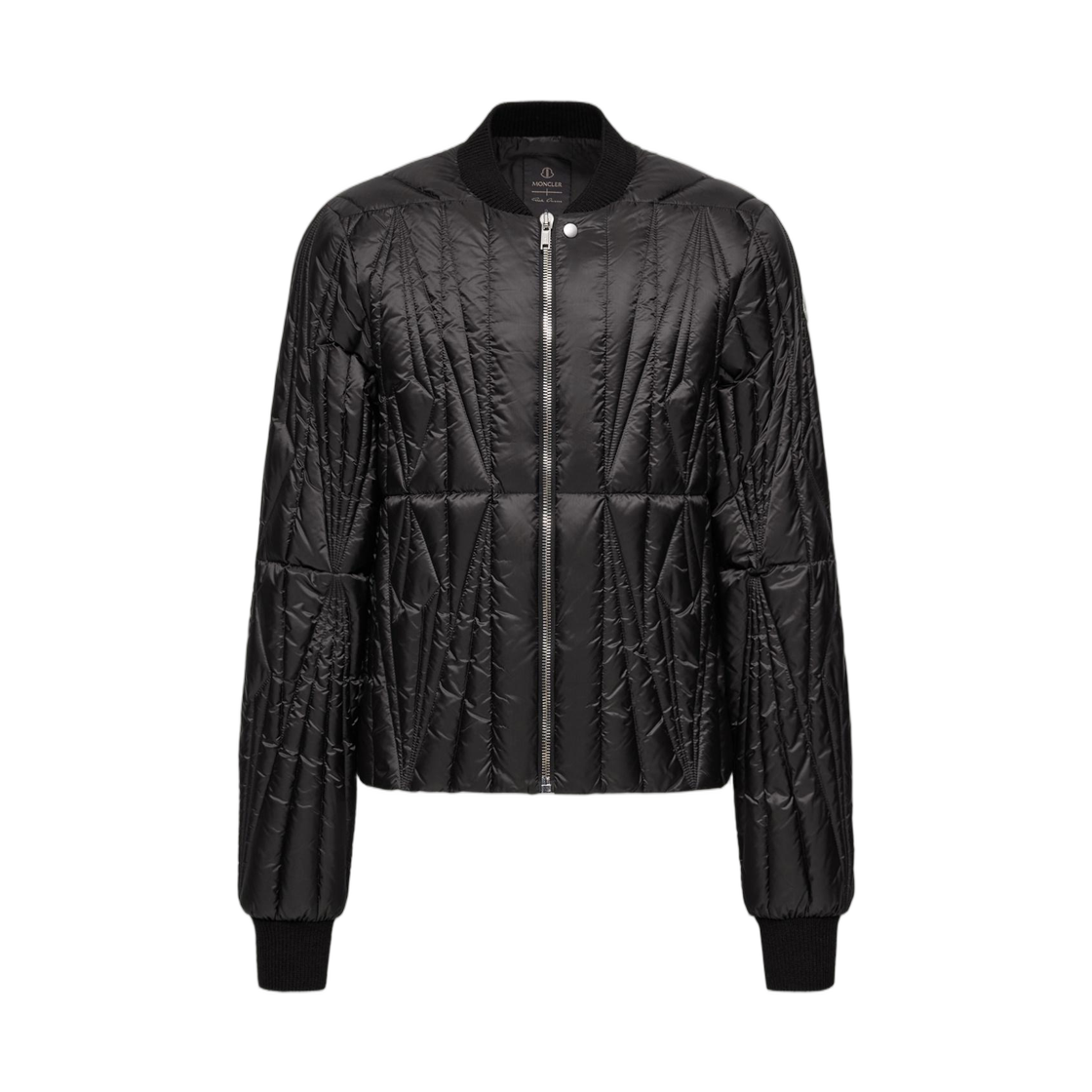 몽클레르 x 릭 오웬스 지오카모 플라이트 다운 봄버 자켓 블랙 - 26SS(Moncler x Rick Owens Geocamo Flight Down Bomber Jacket Black - 26SS) - 1