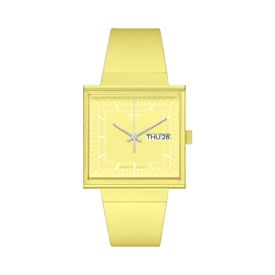 SO34J700 Swatch What if 41.8mm Quartz Lemon