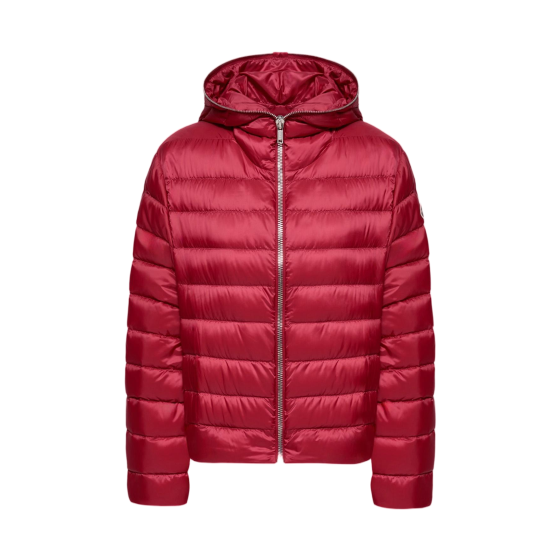 몽클레르 x 릭 오웬스 집락 후드 쇼트 다운 자켓 베리 레드 - 26SS(Moncler x Rick Owens Ziplock Hooded Short Down Jacket Berry Red - 26SS)