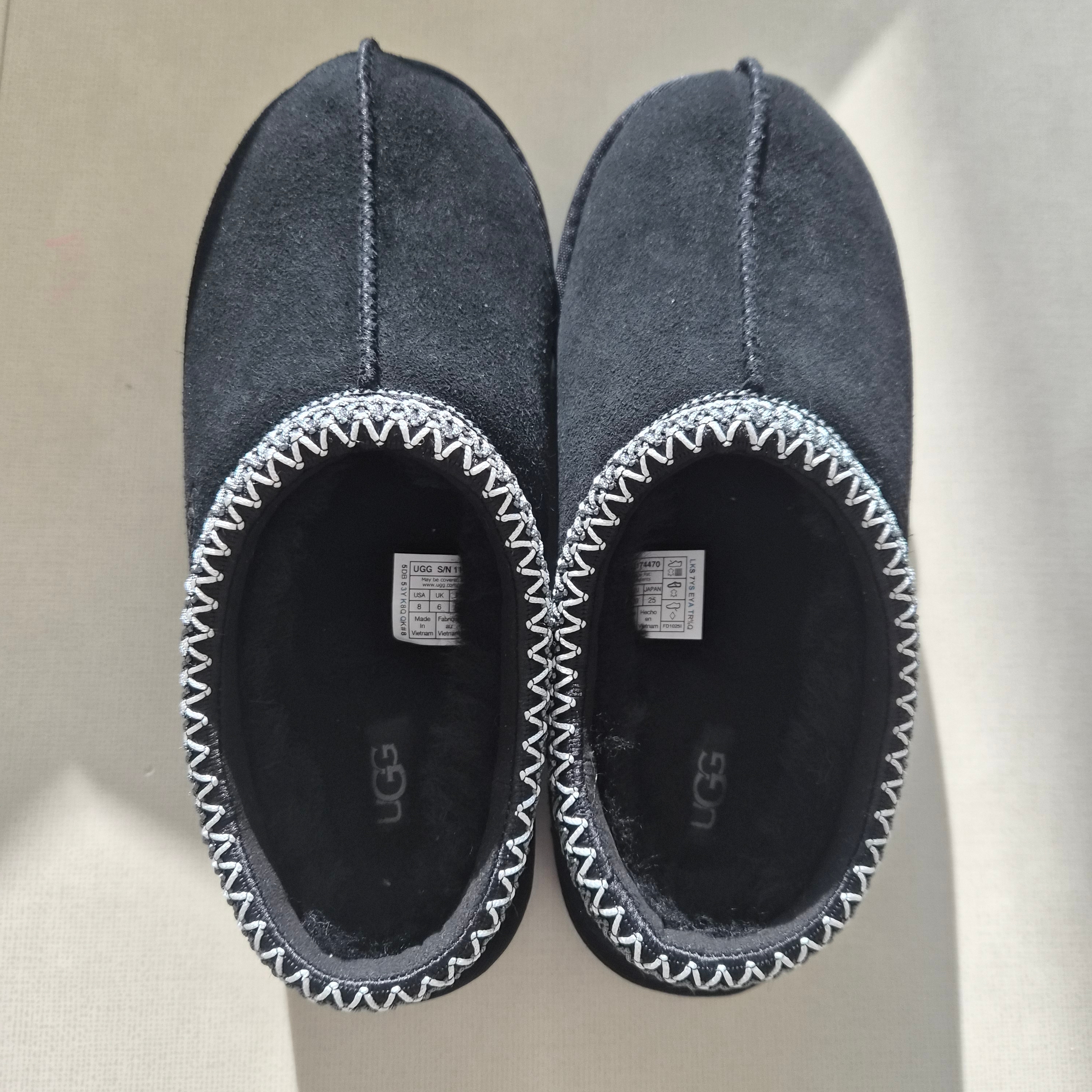 (W) UGG Tasman II Black 착용 스타일 - 2