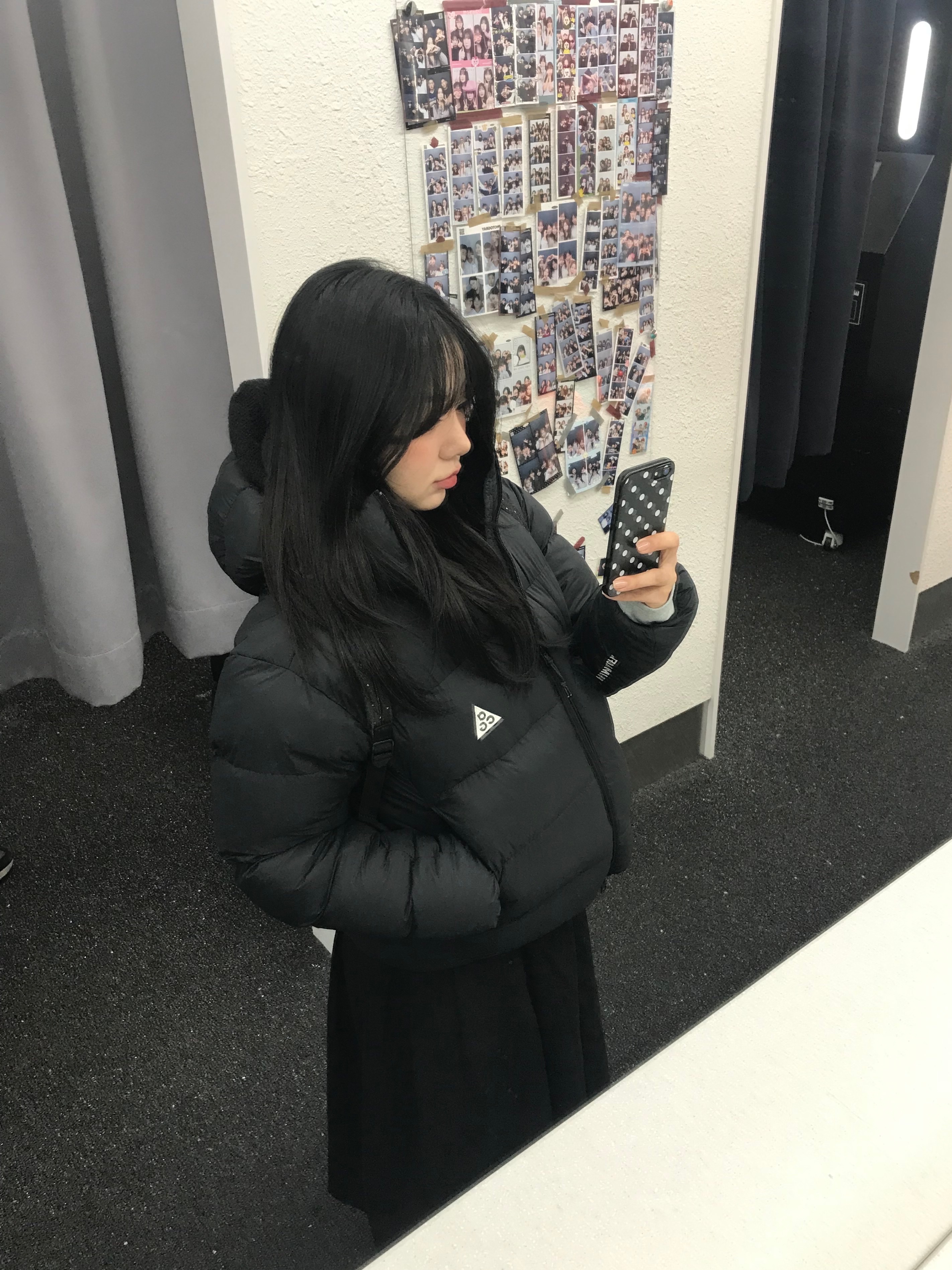 (W) Nike ACG Lunar Lake Primaloft Therma-Fit ADV Loose Hooded Jacket Black Summit White - Asia 착용 스타일 - 1