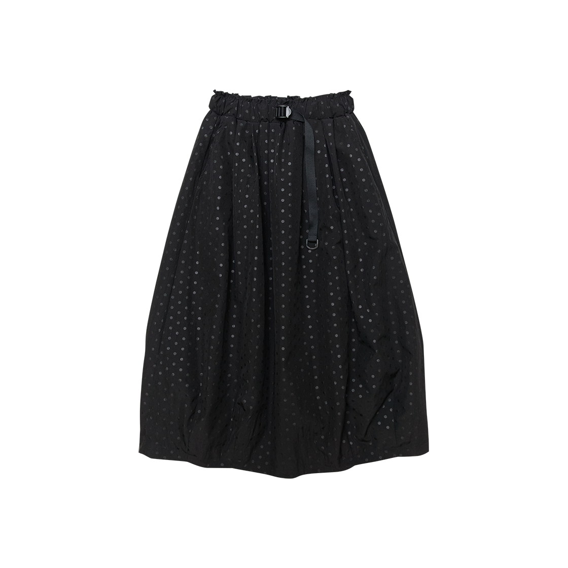 G74303_BK GORT Dot Padding Balloon Skirt Black