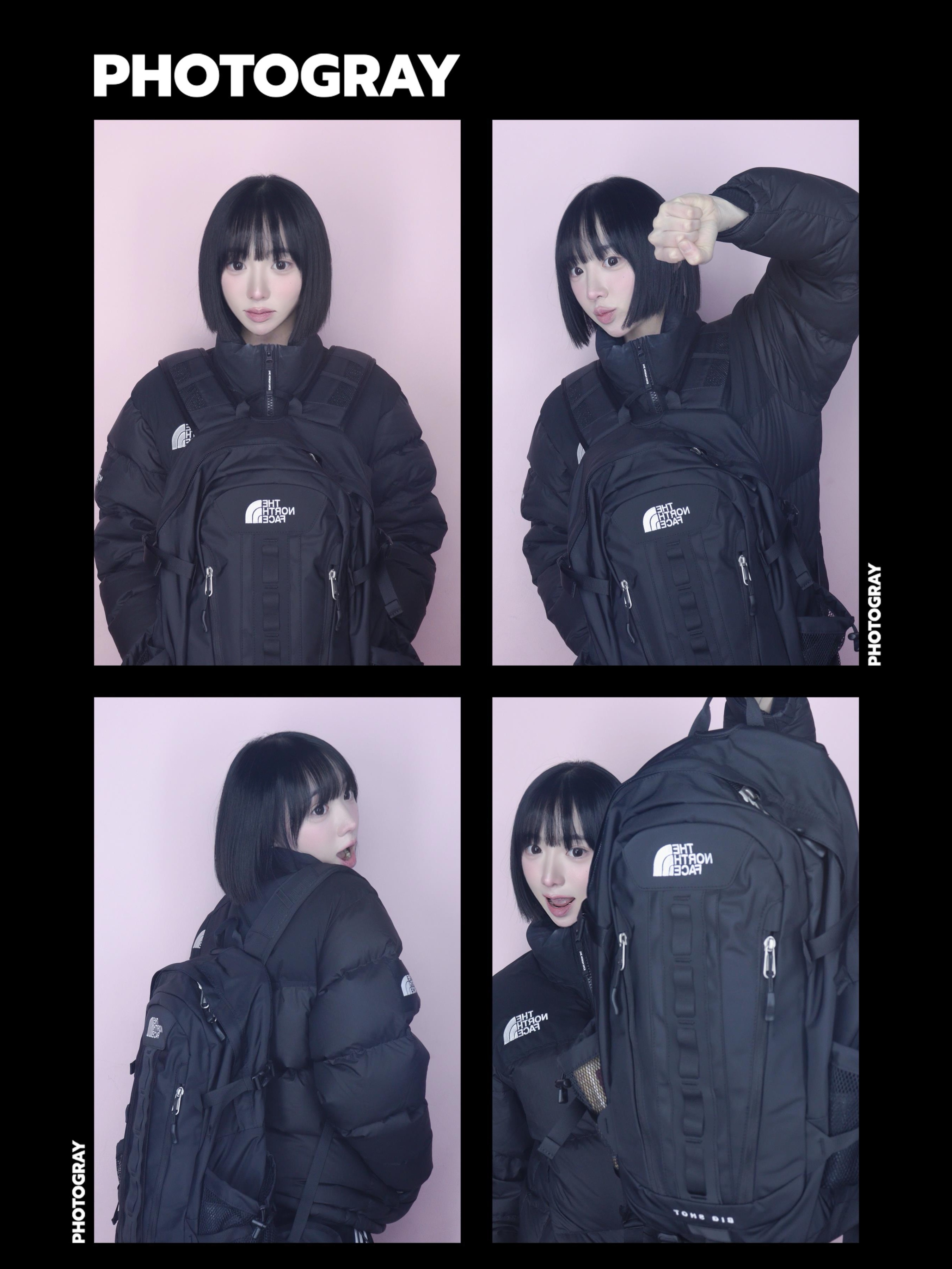 The North Face Big Shot Black, The North Face 1996 Eco Nuptse Jacket Black 착용 스타일