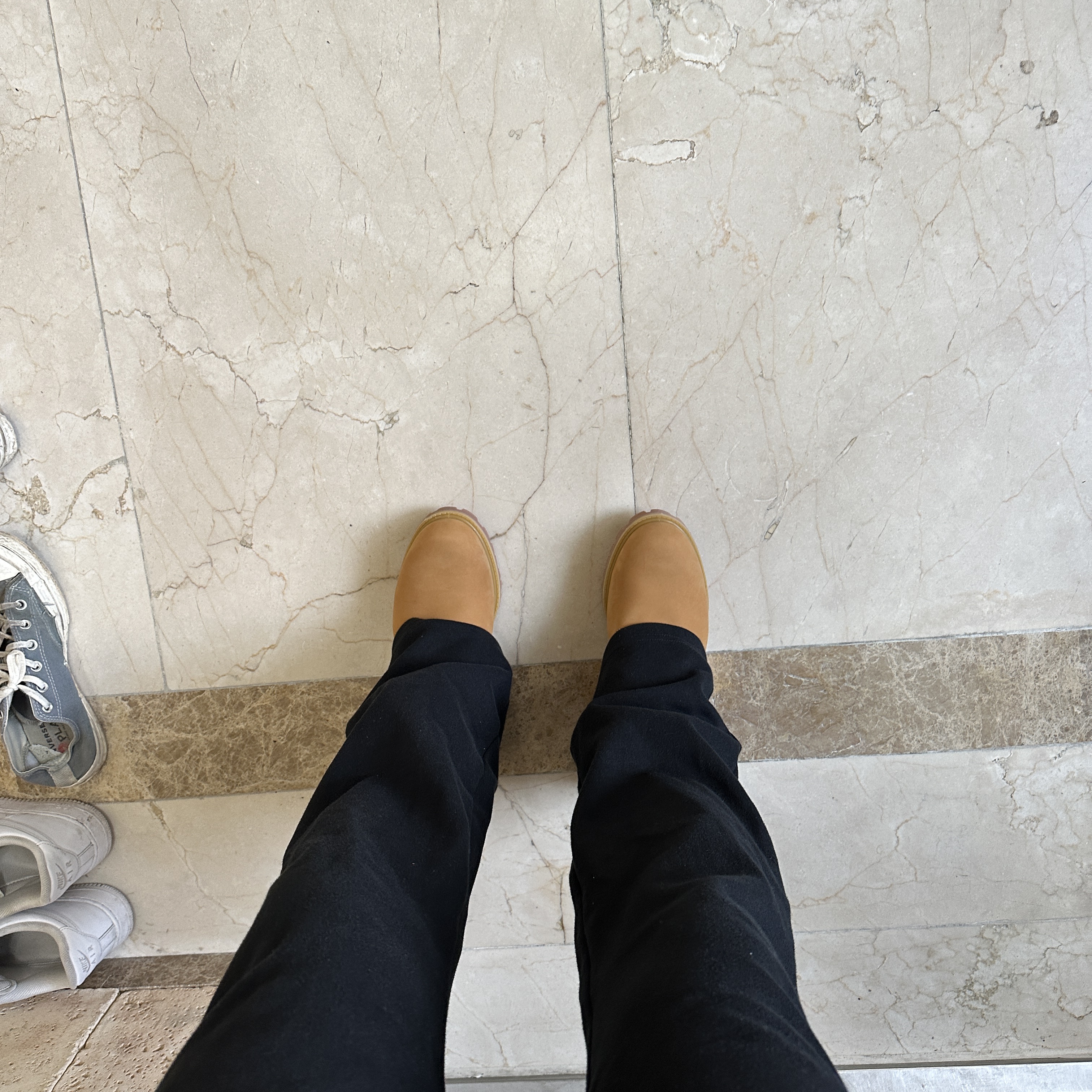 Timberland Premium 6 inch Waterproof Boot Wheat Nubuck - Wide 착용 스타일 - 1
