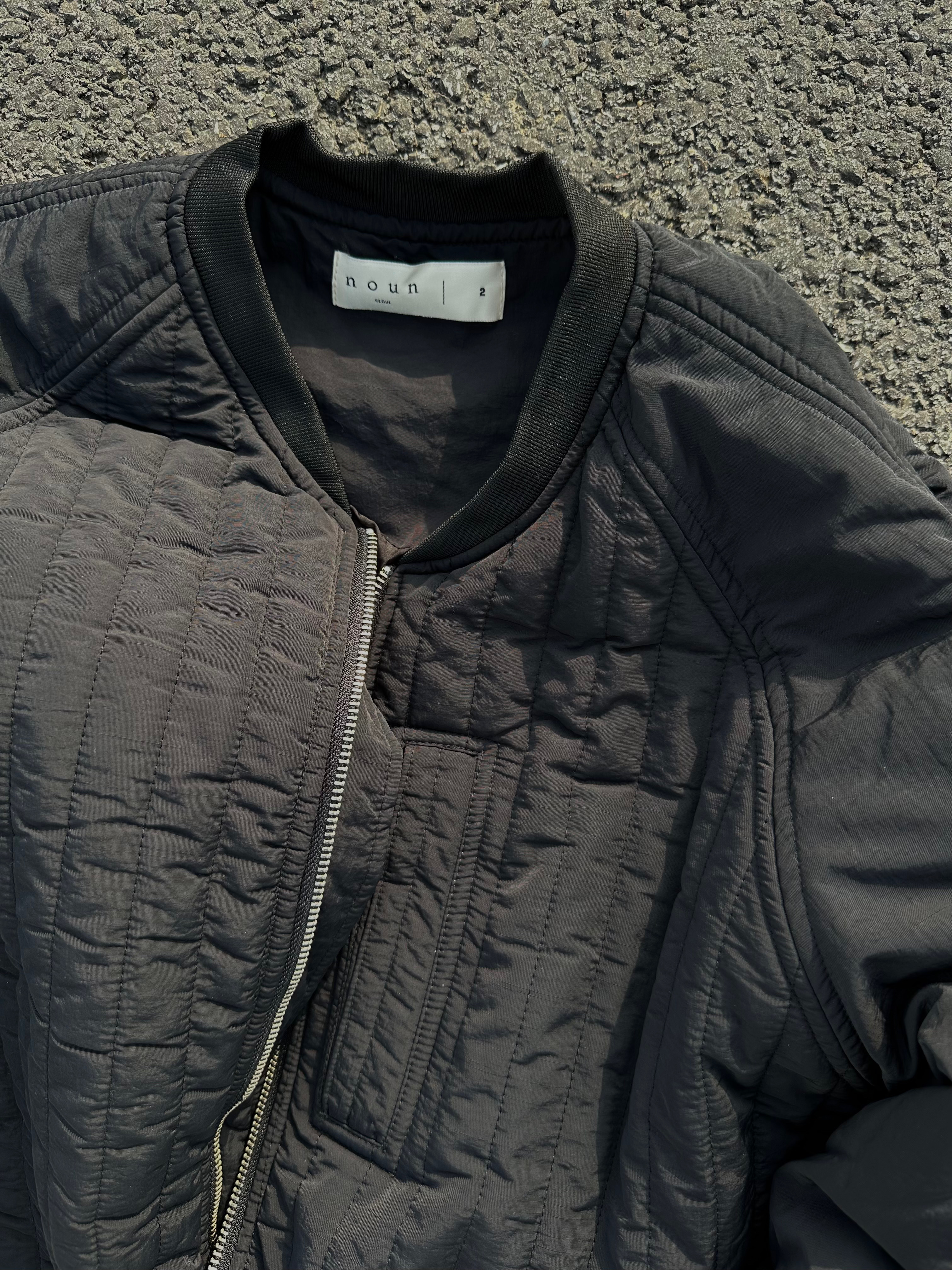 noun Quilted Jumper Black, Undermycar Mu.30 Anti Fxxking Logo Play Stretch Flare Black Jeans 착용 스타일 - 2