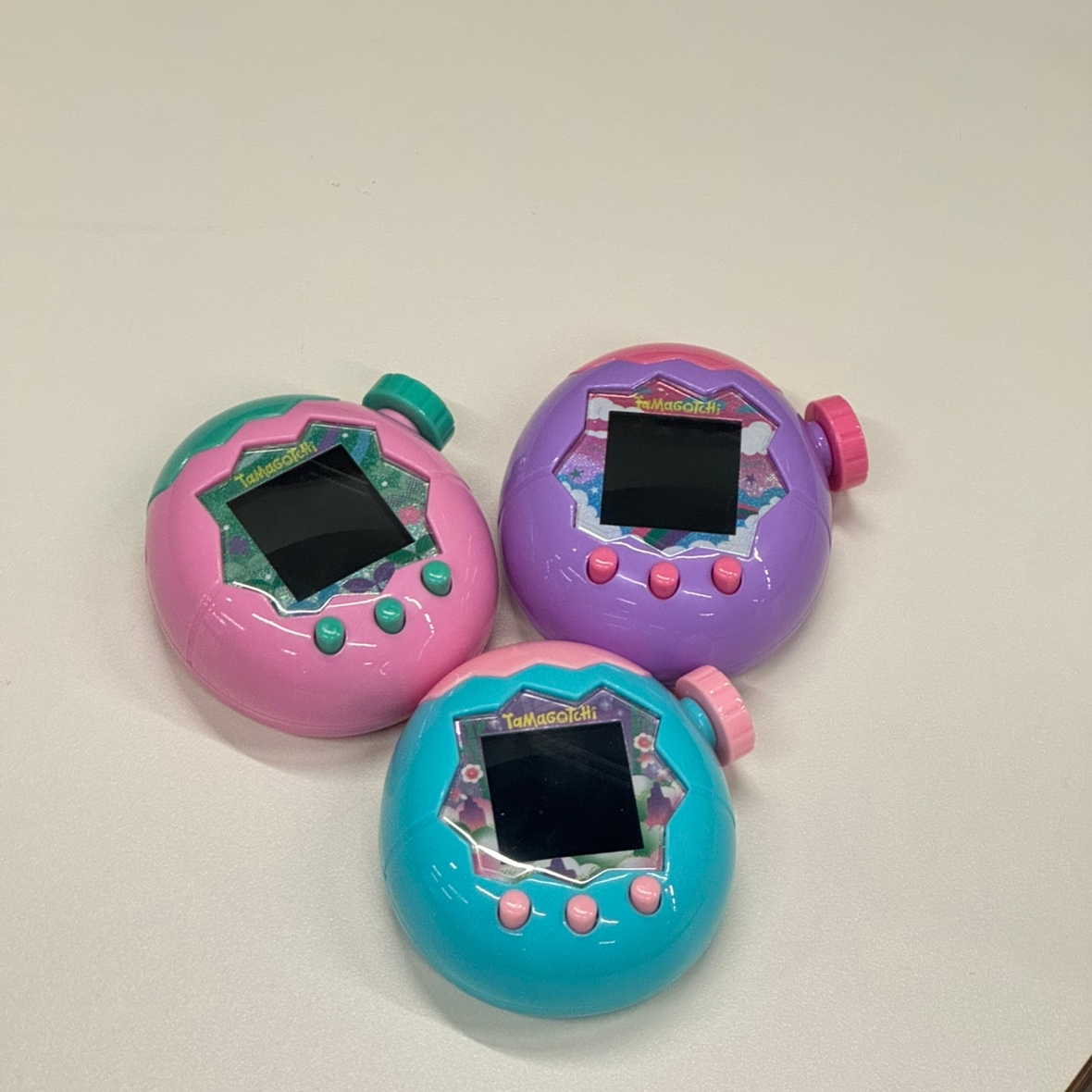 Tamagotchi Paradise Purple Sky 착용 스타일