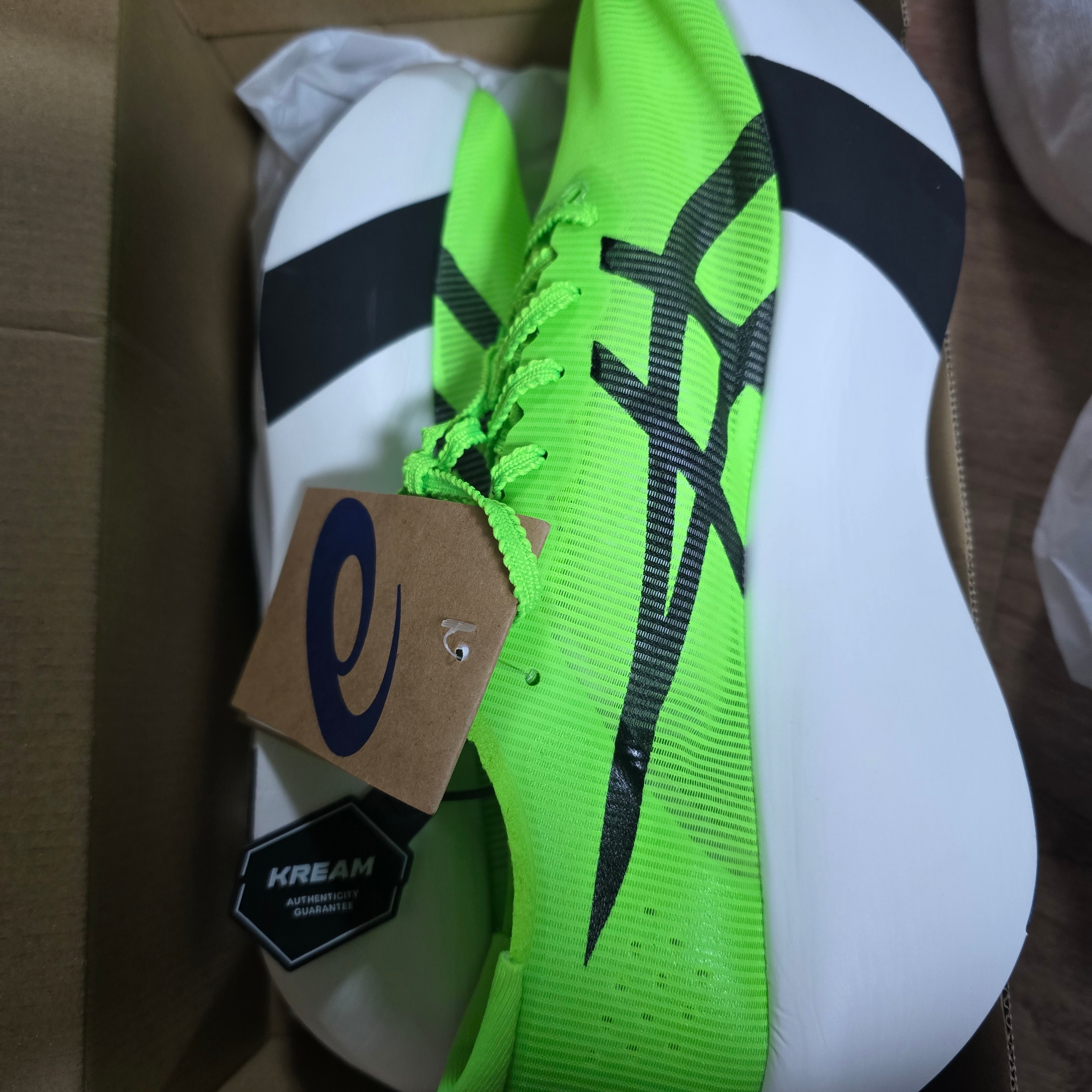 Asics Metaspeed Ray Green Gecko Black 착용 스타일