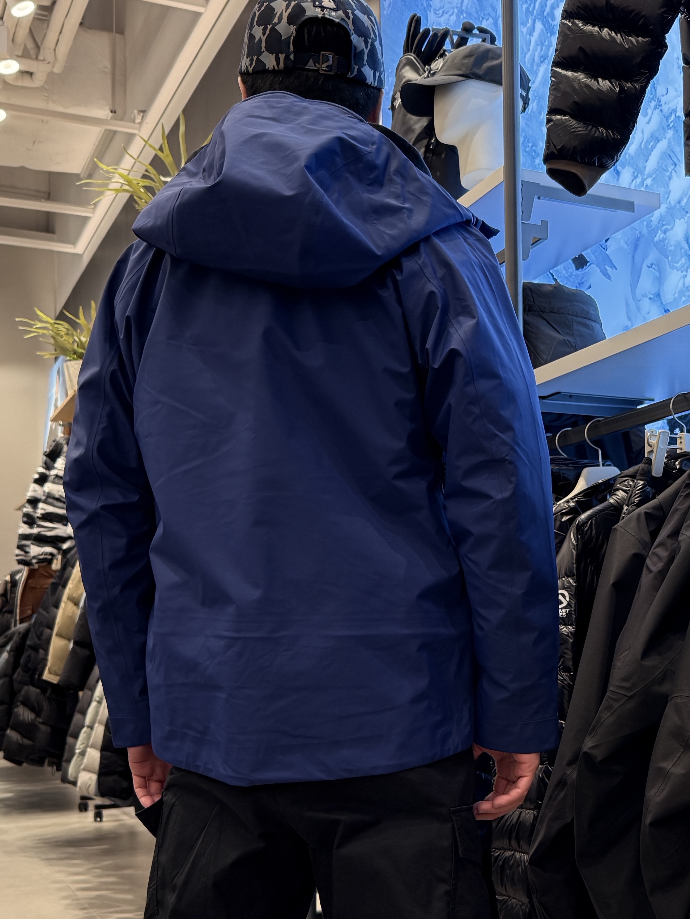 The North Face Whistler GTX Ski Jacket Blue - 25FW 착용 스타일