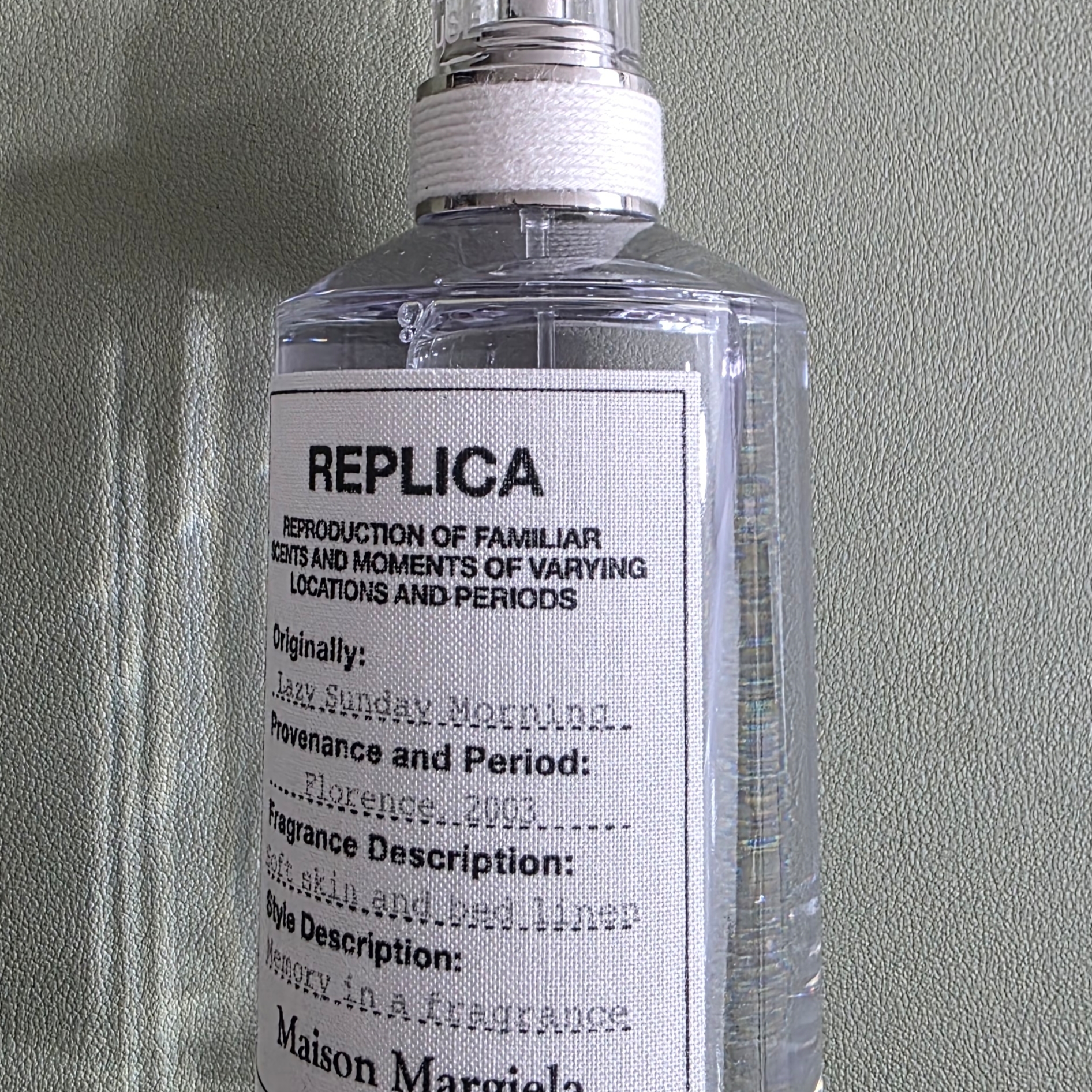 Maison Margiela Replica Lazy Sunday Morning Eau De Toilette 100ml 착용 스타일