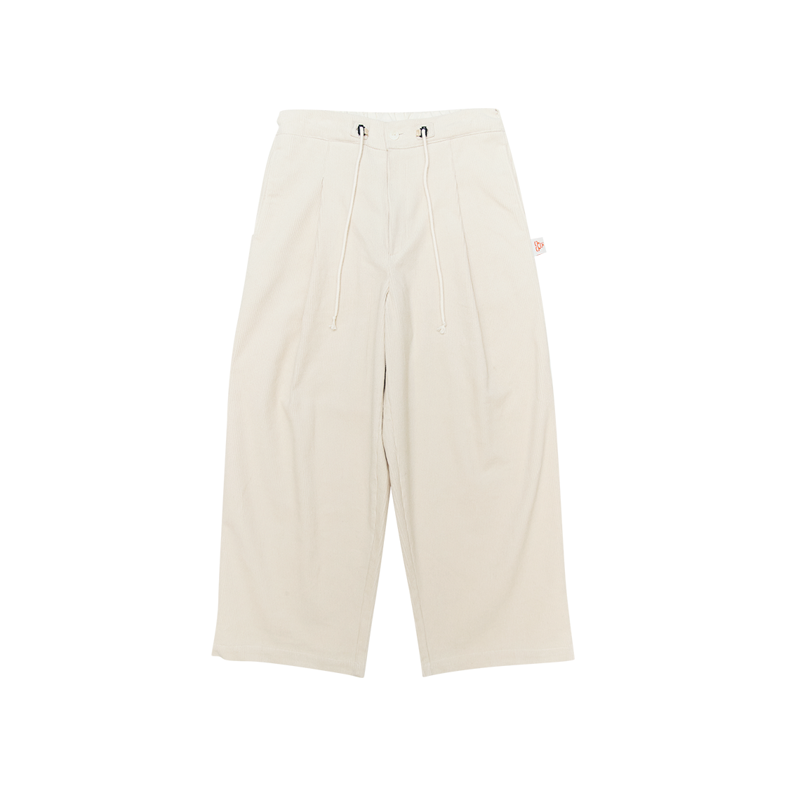 G74304_CR GORT Corduroy Wide Work Pants Cream
