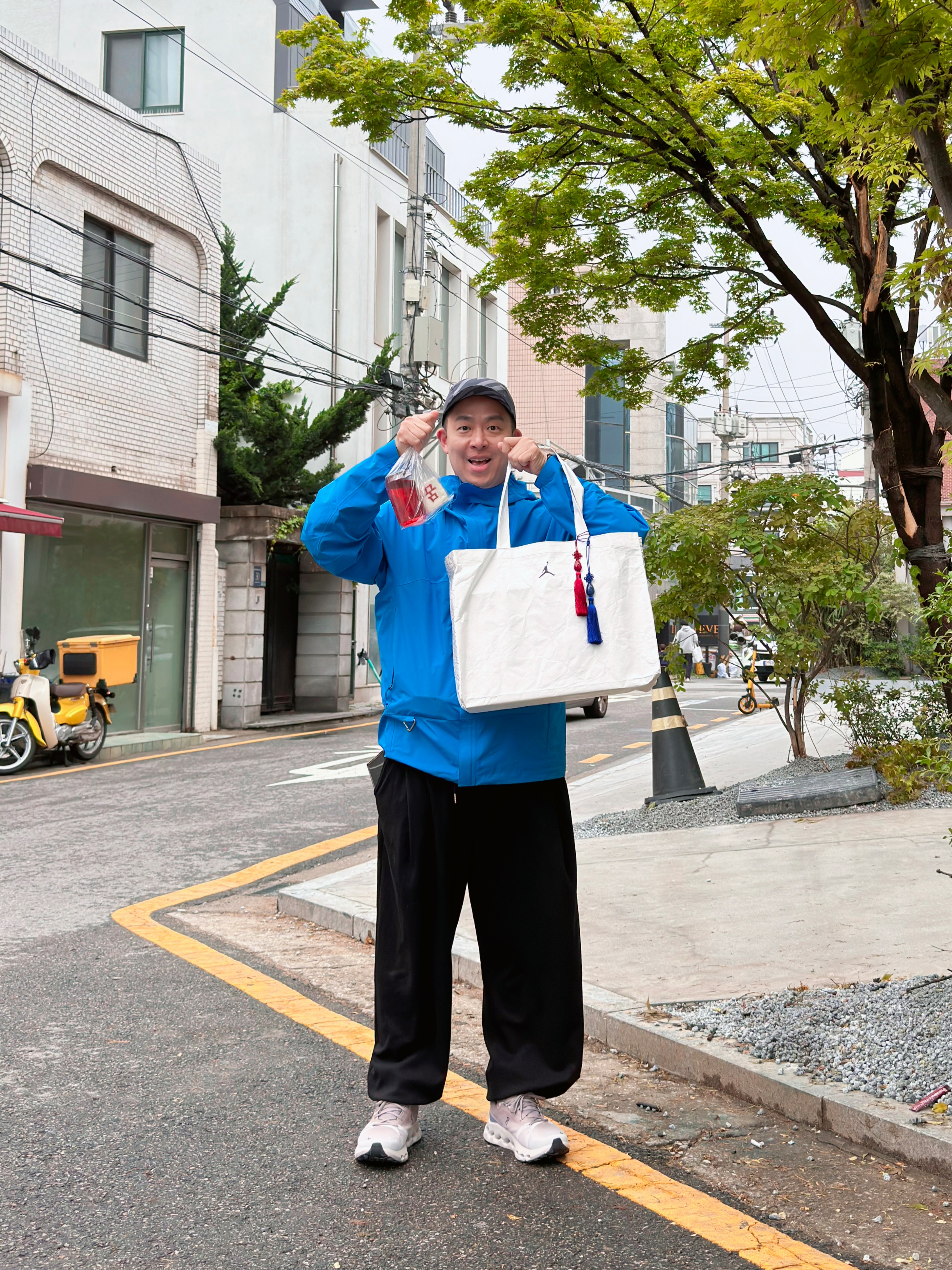 Nike ACG Storm-Fit ADV Cascade Rains Full Zip Jacket Light Photo Blue Summit White - Asia 착용 스타일