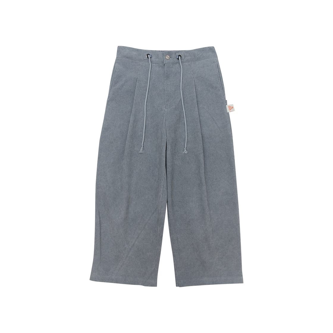 G74304_BL GORT Corduroy Wide Work Pants Blue