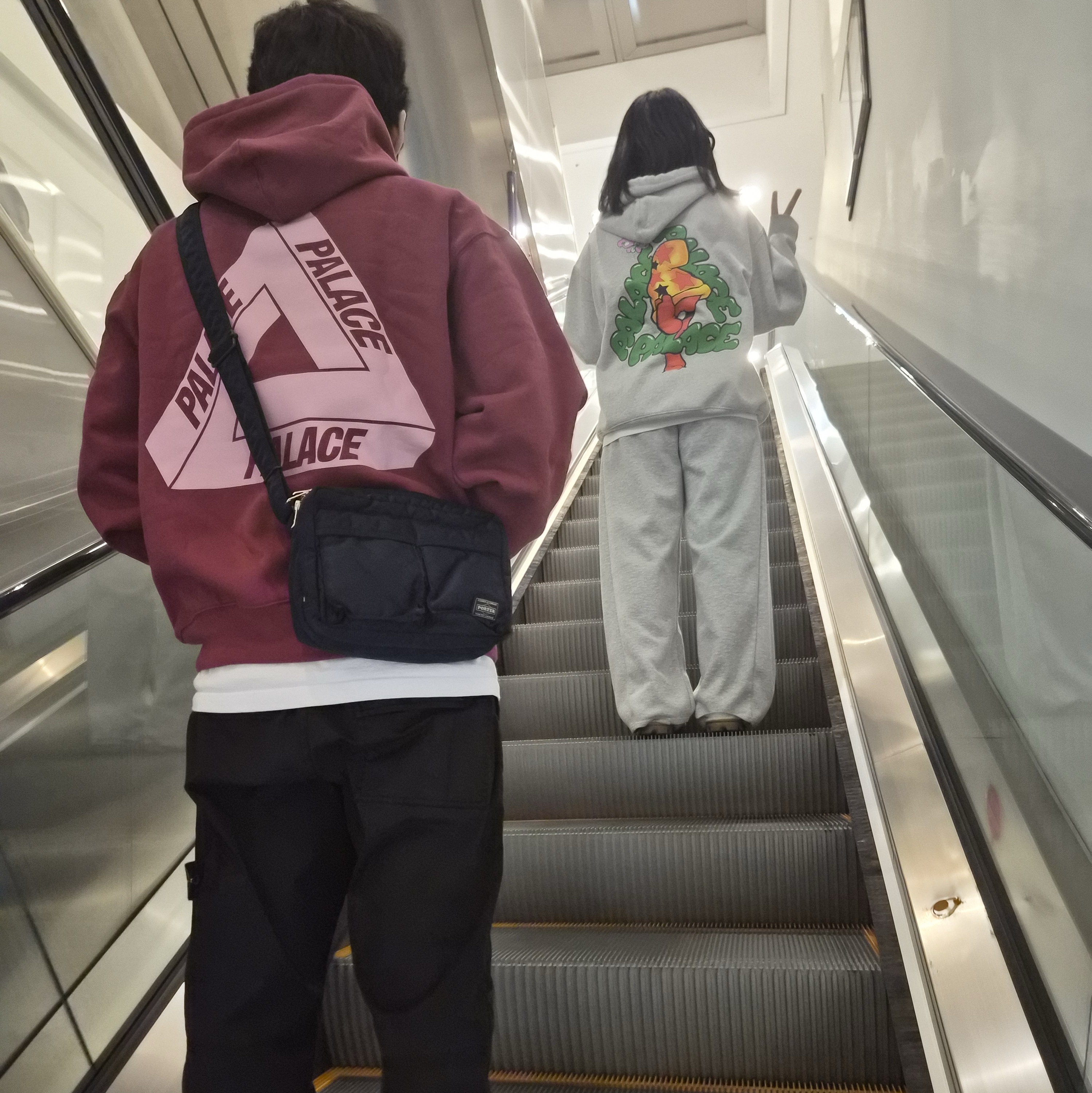 Palace Tri-Ferg Hood Berg - 25FW 착용 스타일