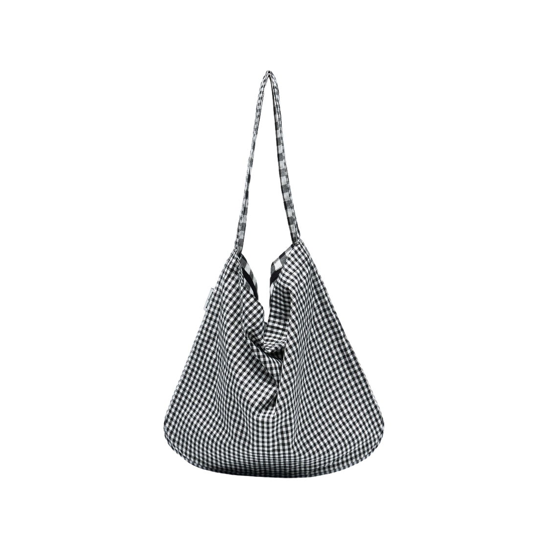 EO2503AC01FBC EnoughOne Loopback Eco Bag In Black Check